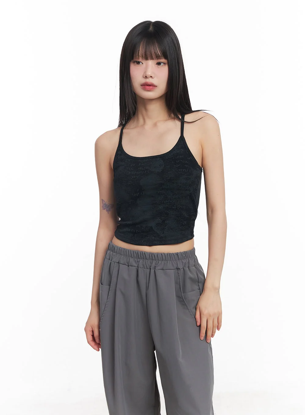 Graphic Cropped Tank Top CY512 - Image 12