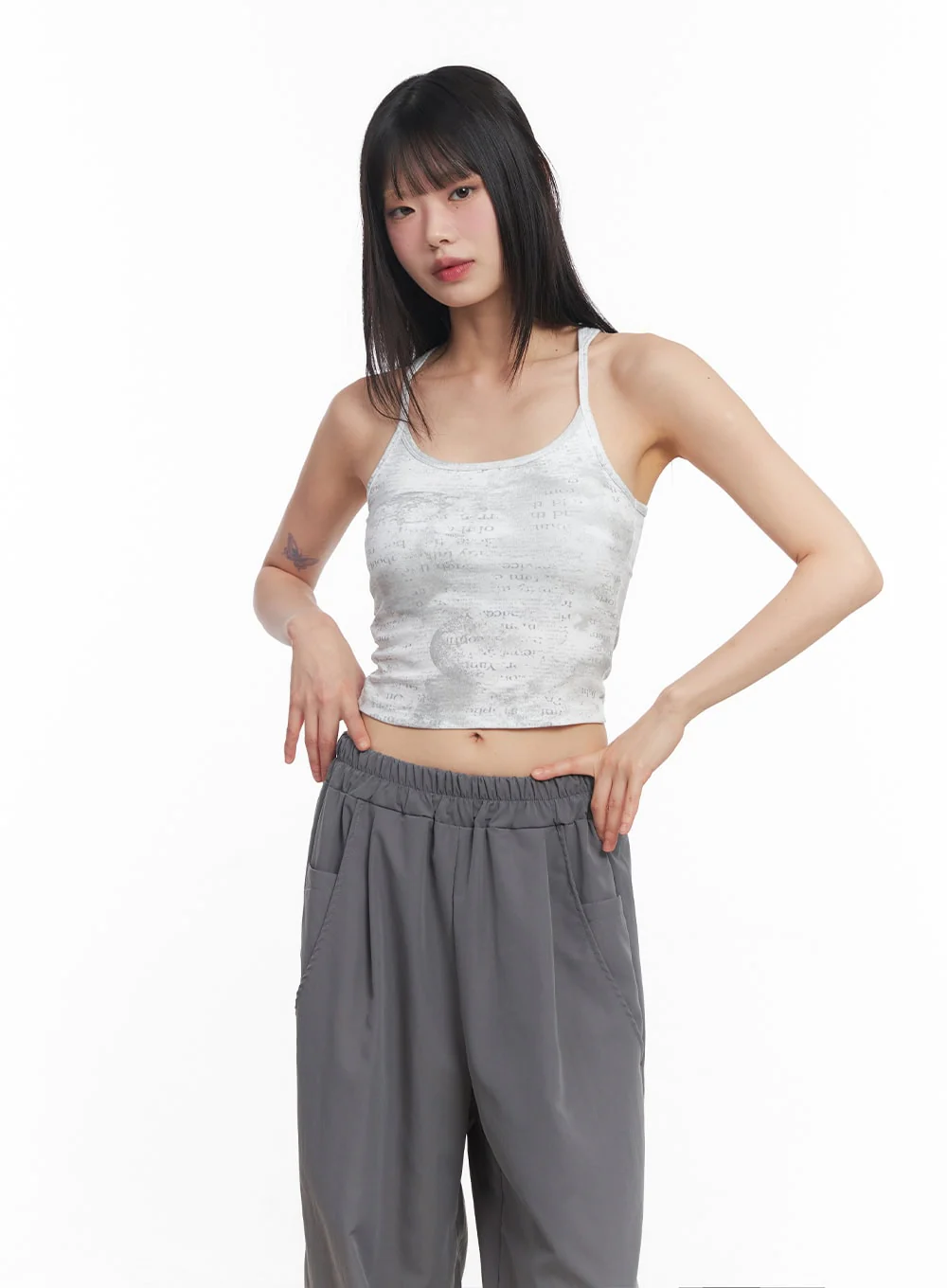 Graphic Cropped Tank Top CY512 - Image 6