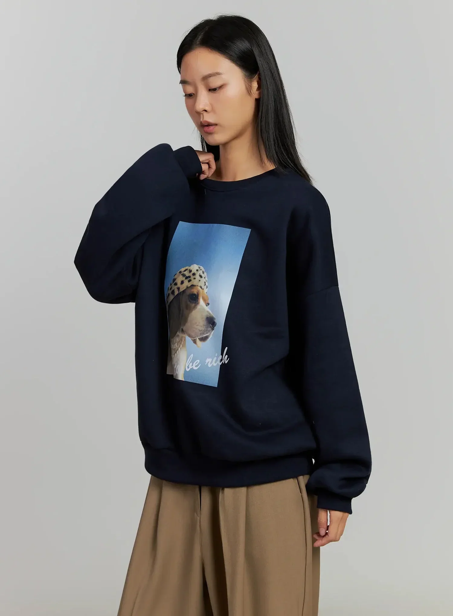 Graphic Fleece Sweatshirt IJ505 - Image 15