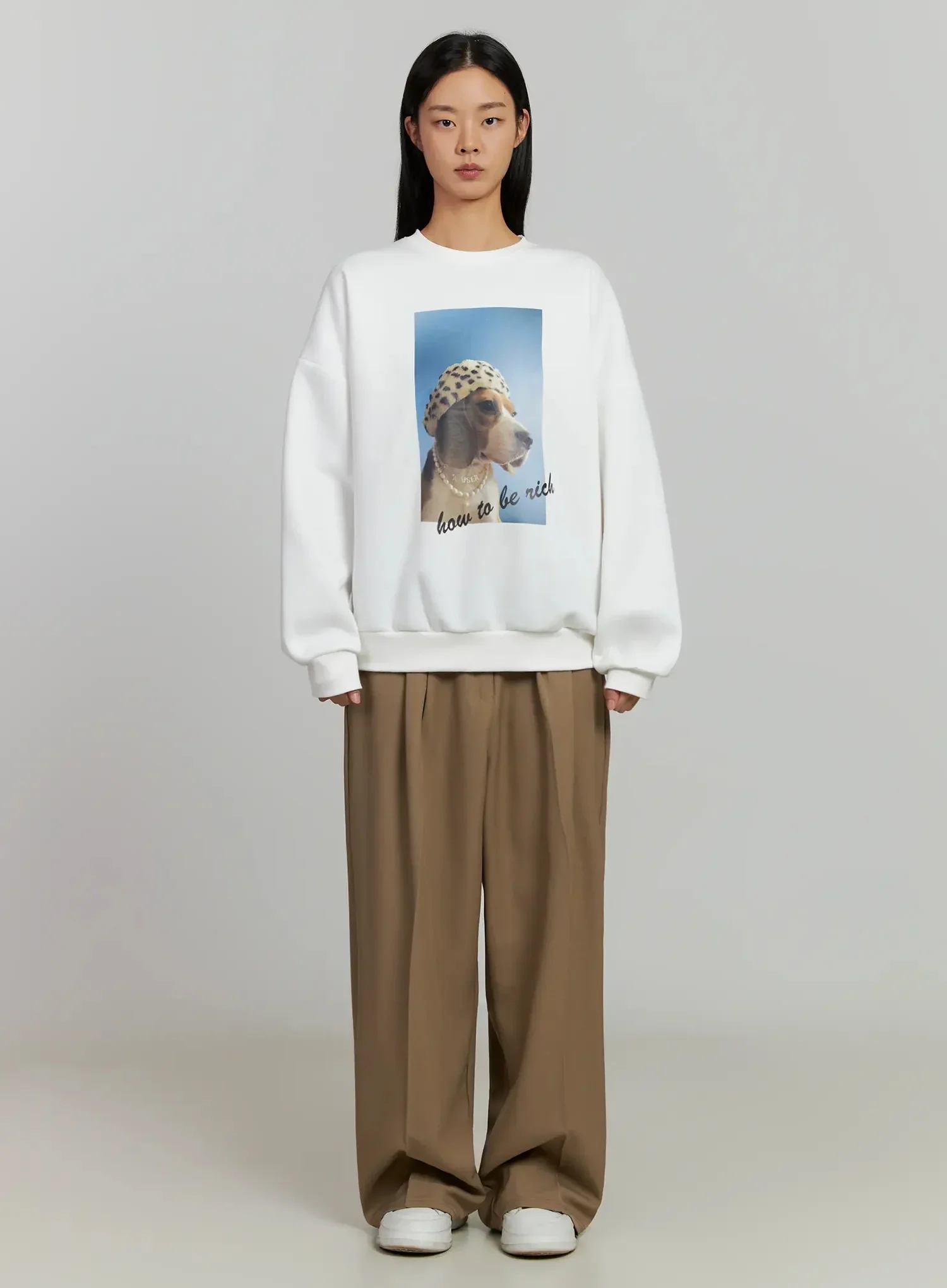 Graphic Fleece Sweatshirt IJ505 - Image 8