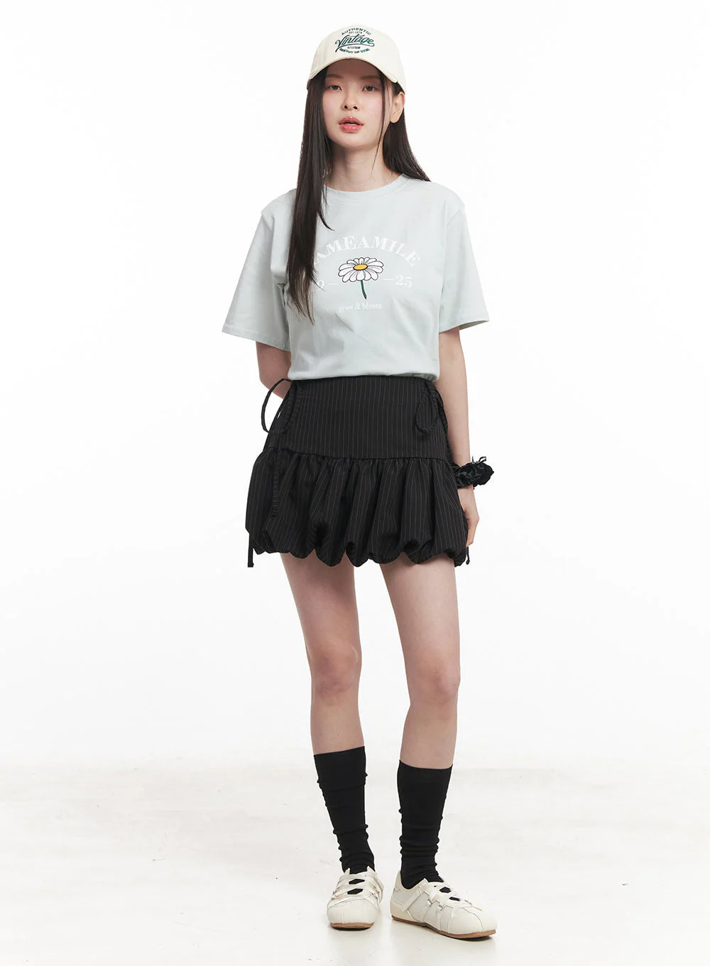 Graphic Flower T-Shirt  IY509 - Image 2