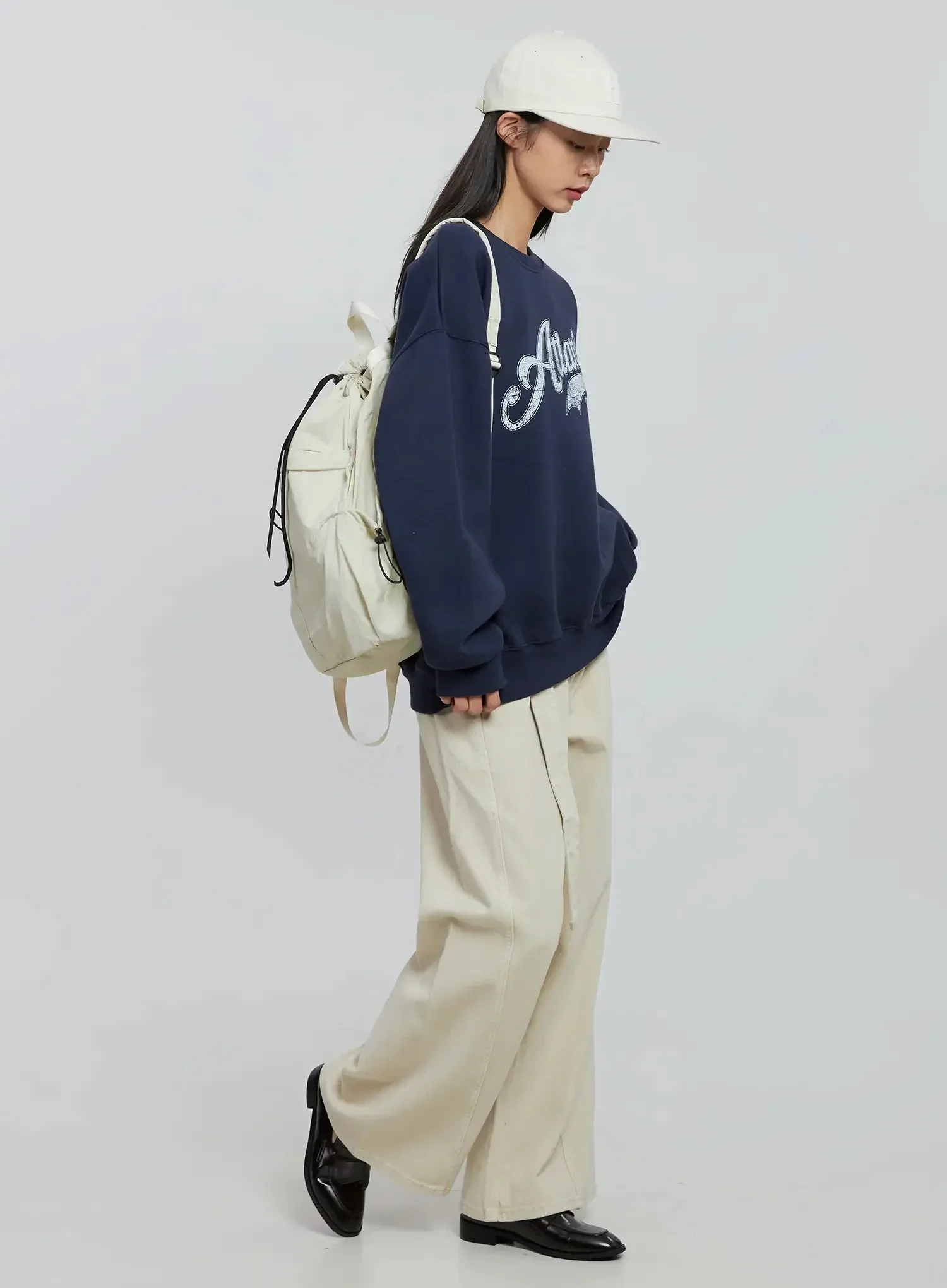 Graphic Oversized Crewneck IO530 - Image 11