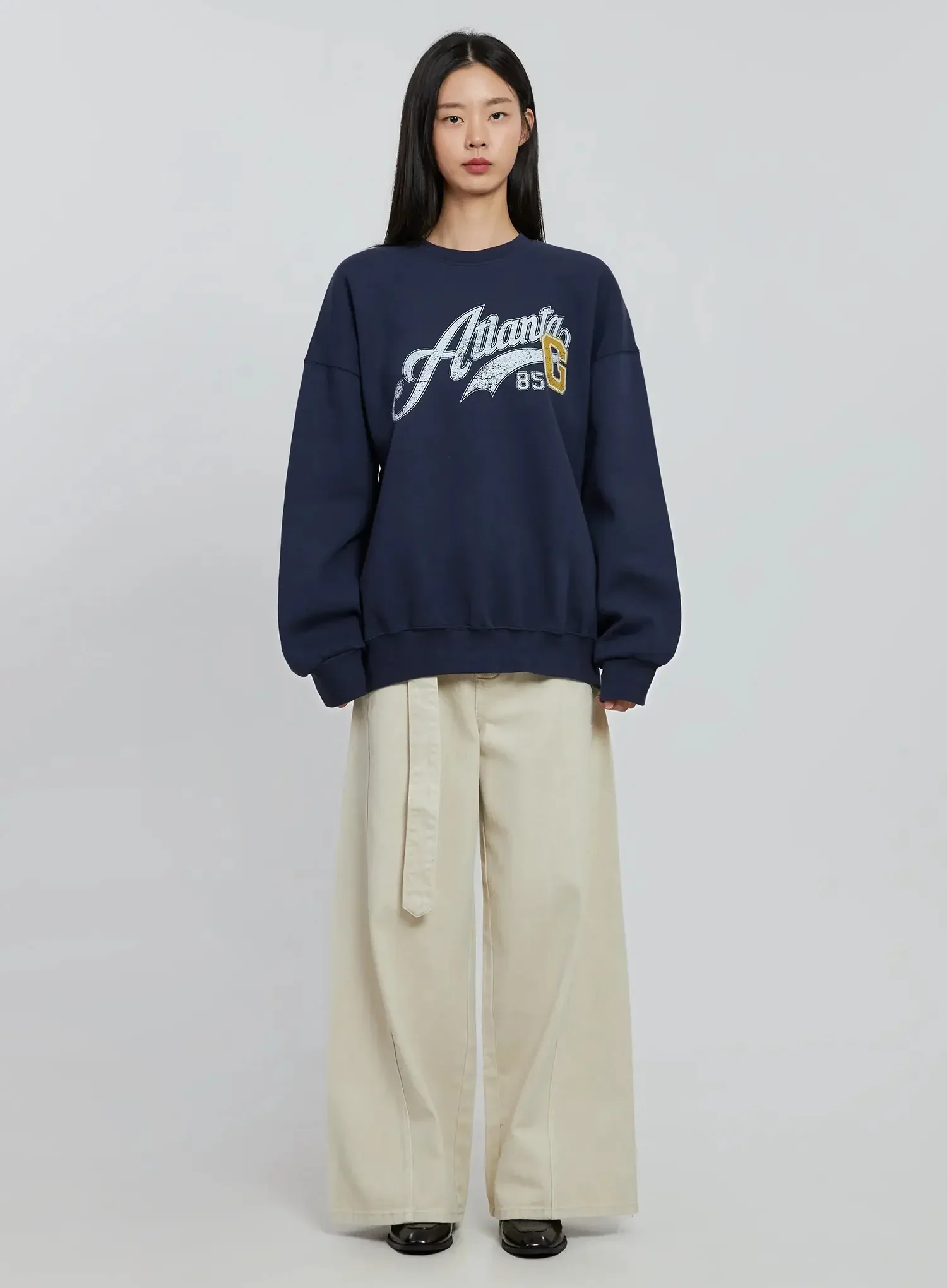 Graphic Oversized Crewneck IO530 - Image 7