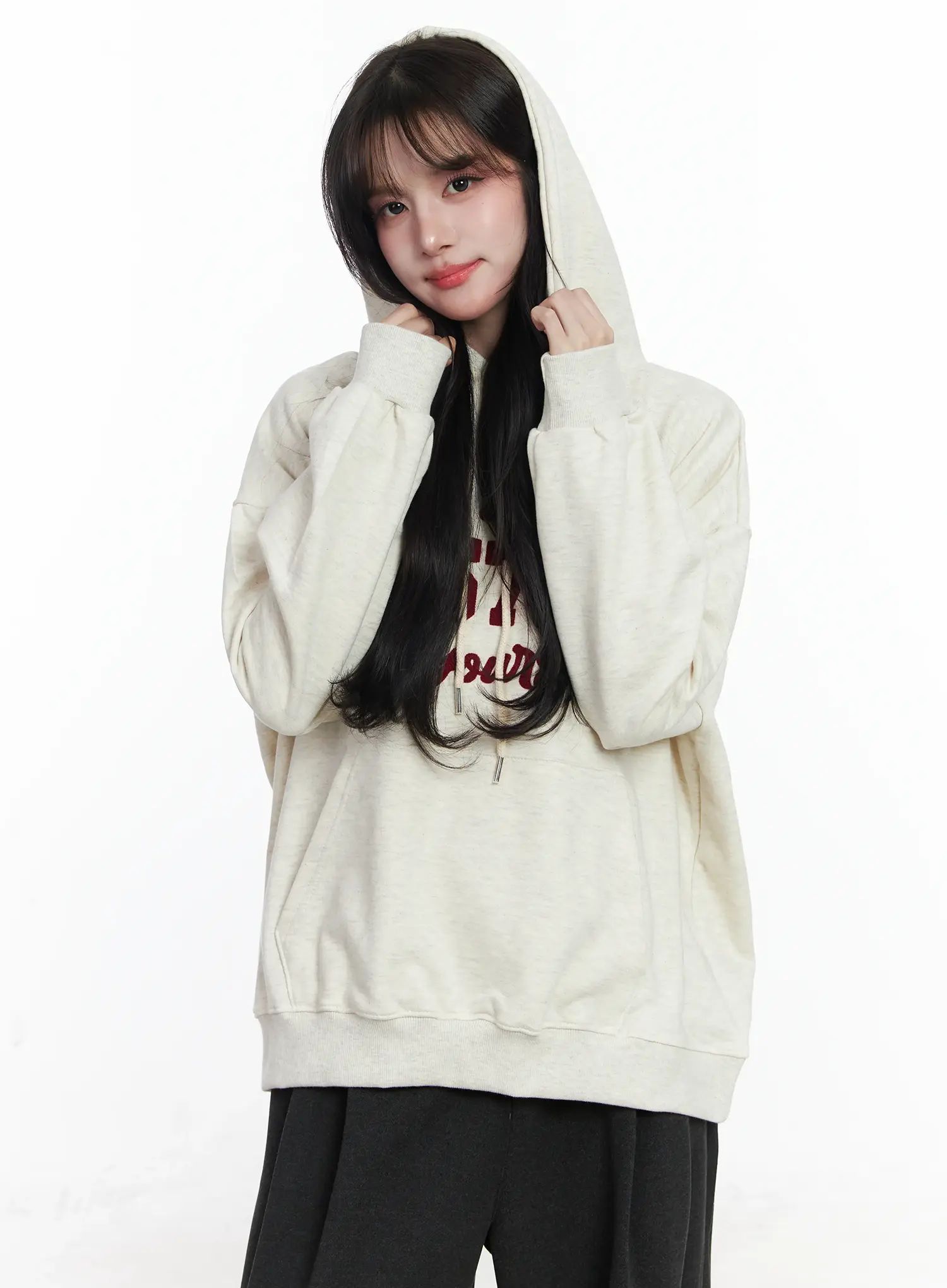 Graphic Oversized Hoodie IJ529 - Image 10