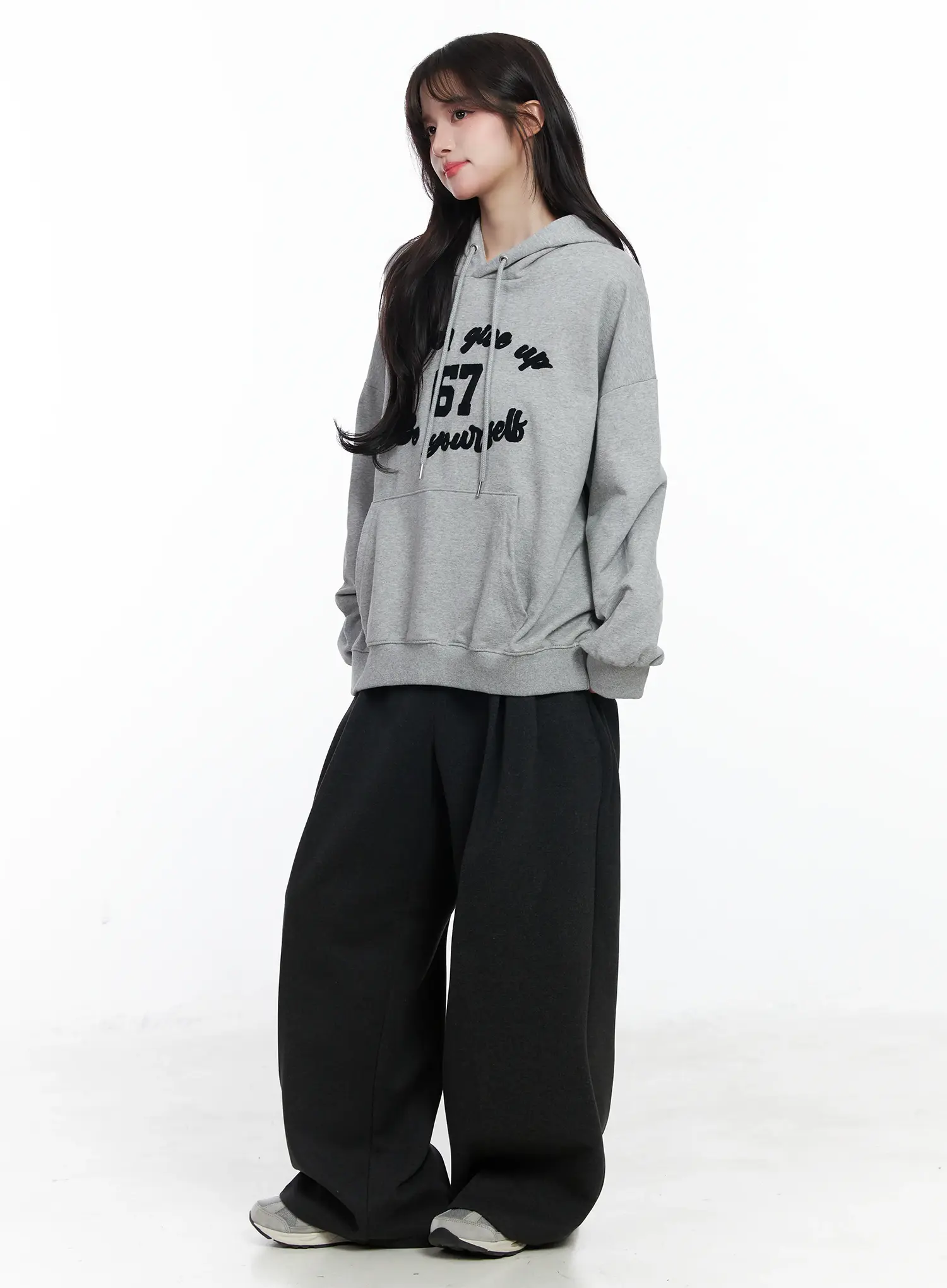 Graphic Oversized Hoodie IJ529 - Image 7