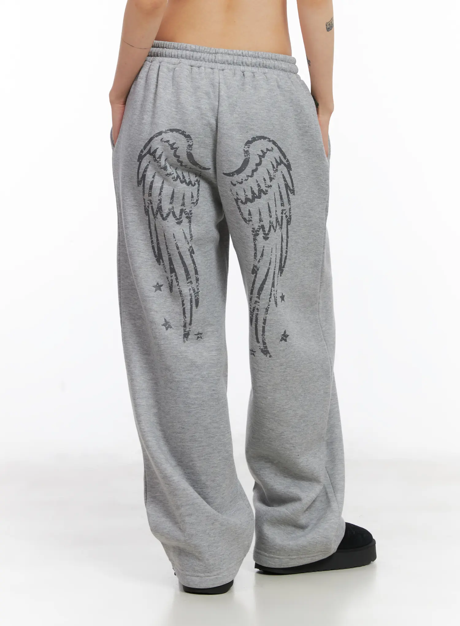Graphic Print Fleece Sweatpants CD505 - Image 9