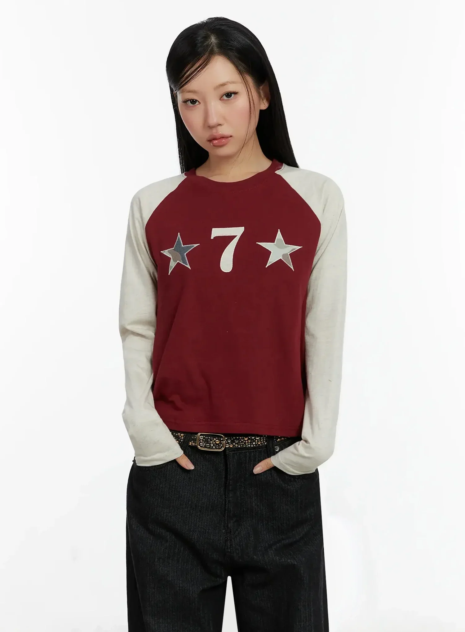 Graphic Print Long Sleeve Top ID525 - Image 11