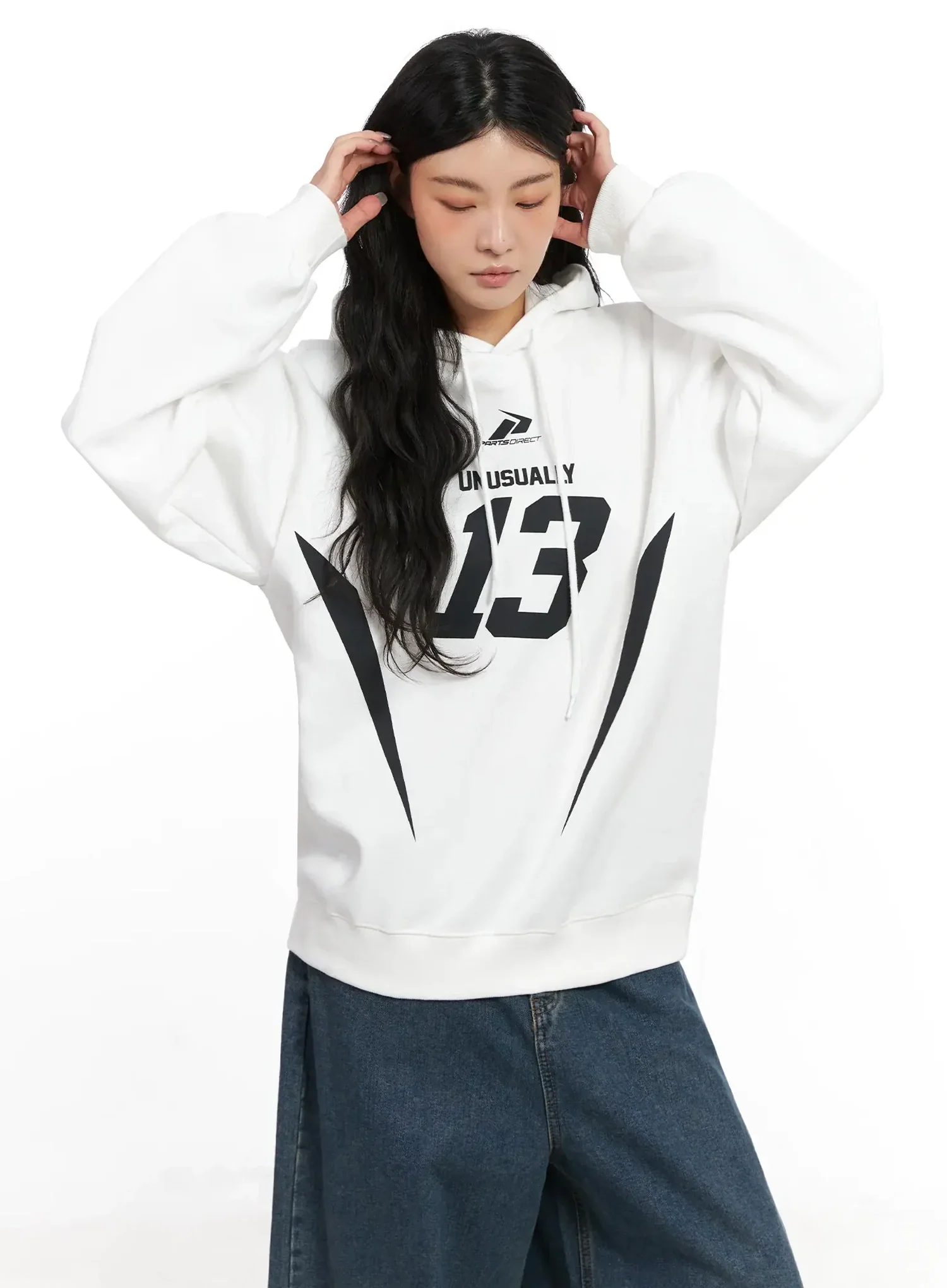 Graphic Print Oversized Hoodie IN528 - Image 8