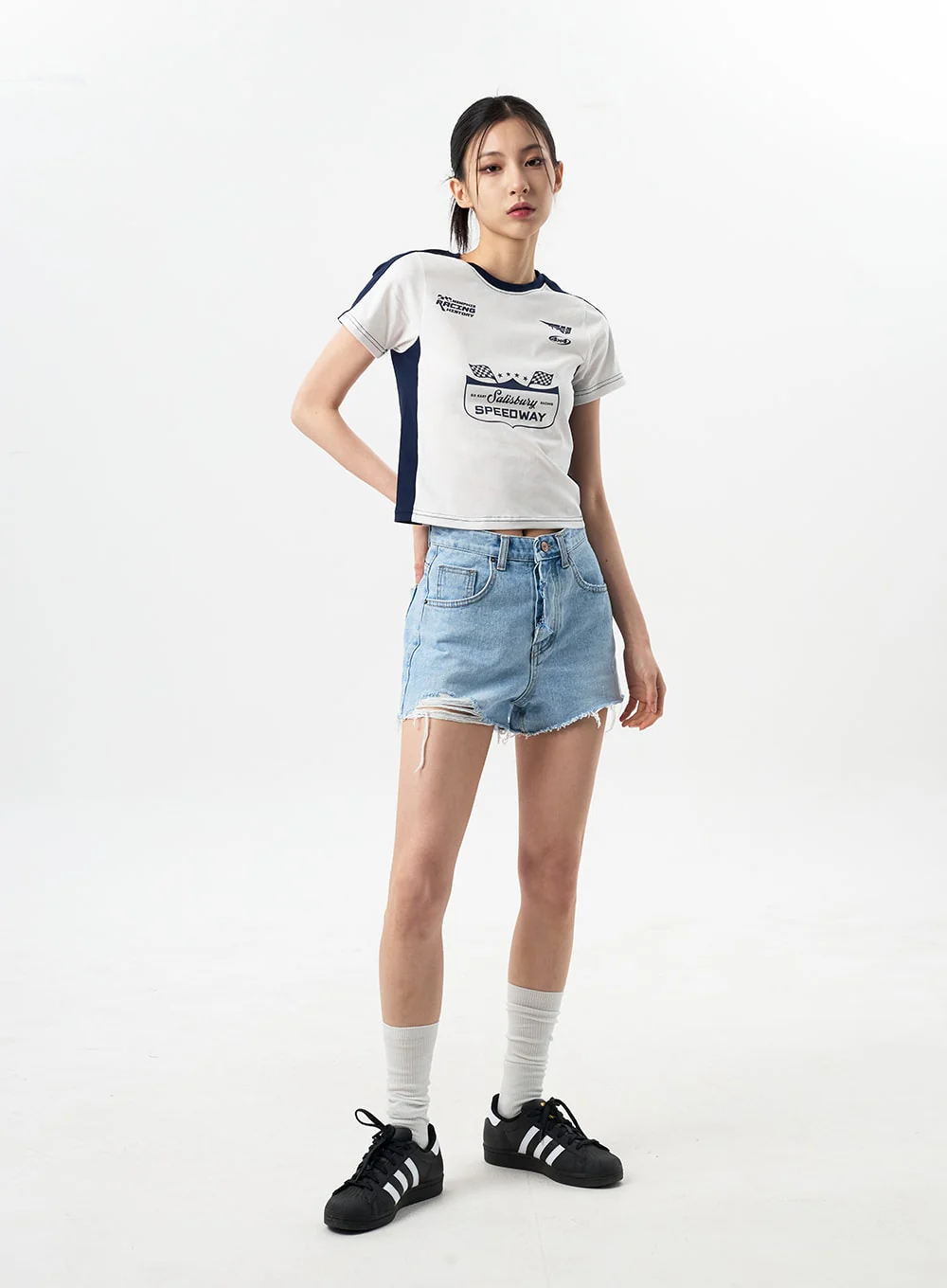 Graphic Two Color Tee CY312 - Image 11