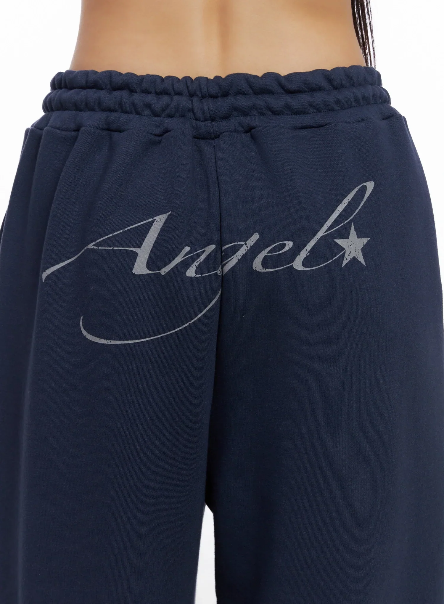 Graphic Wide-Leg Sweatpants IS525 - Image 2