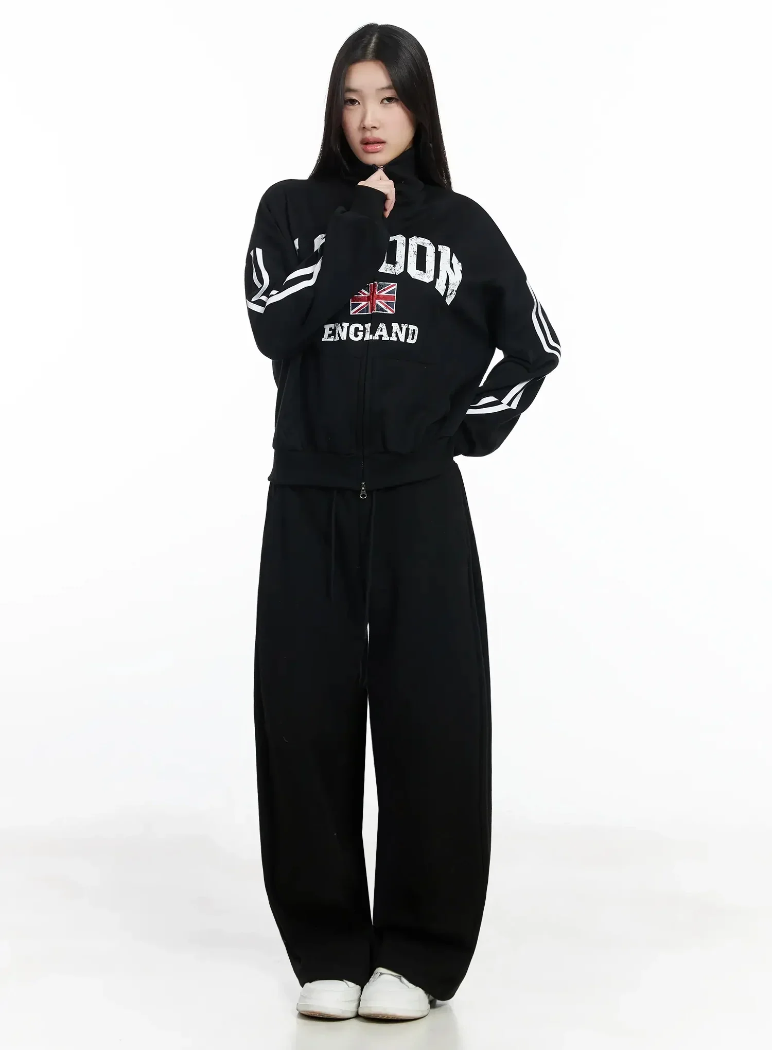 Graphic Zip Up Jacket IM504 - Image 4