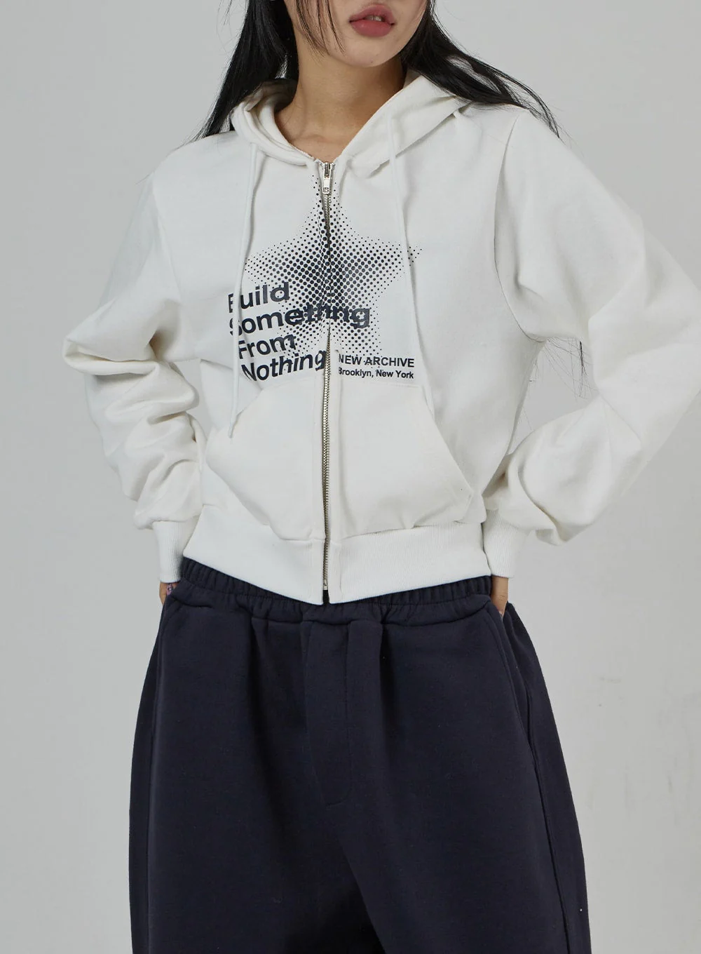 Graphic Zipper Hoodie CD27 - Image 2
