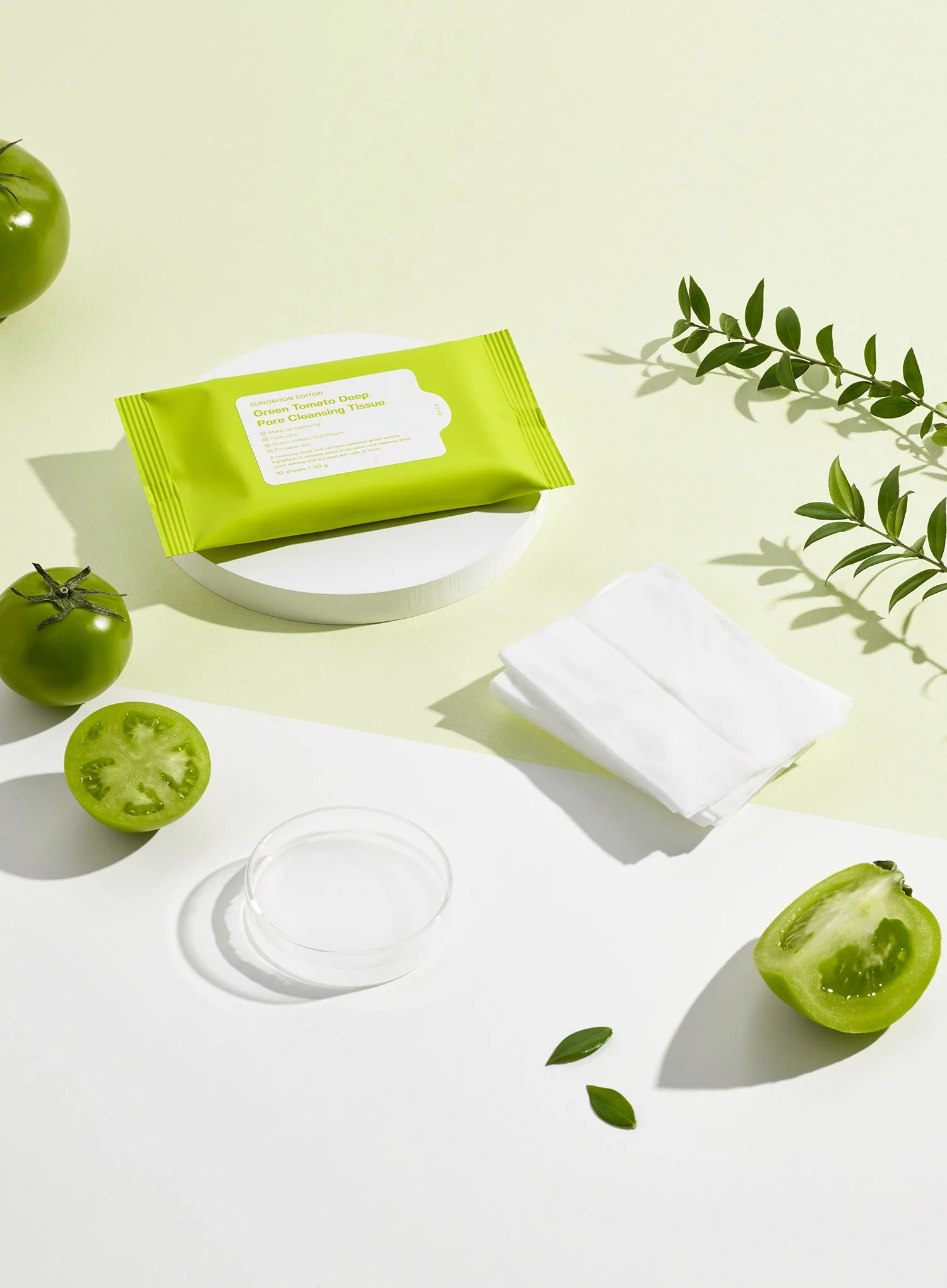 Green Tomato Deep Pore Cleansing Tissue (50g) - Image 6