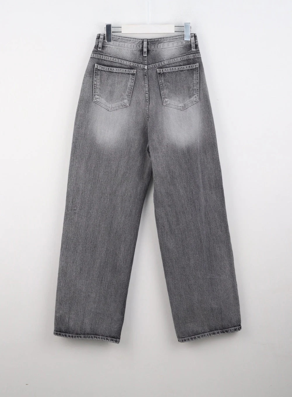 Grey Washed Wide Leg Jeans CO323 - Image 12