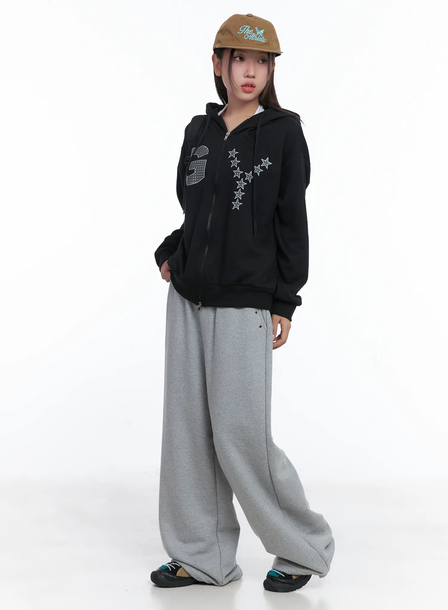 GY Starry Zip-Up Hoodie CS502 - Image 2