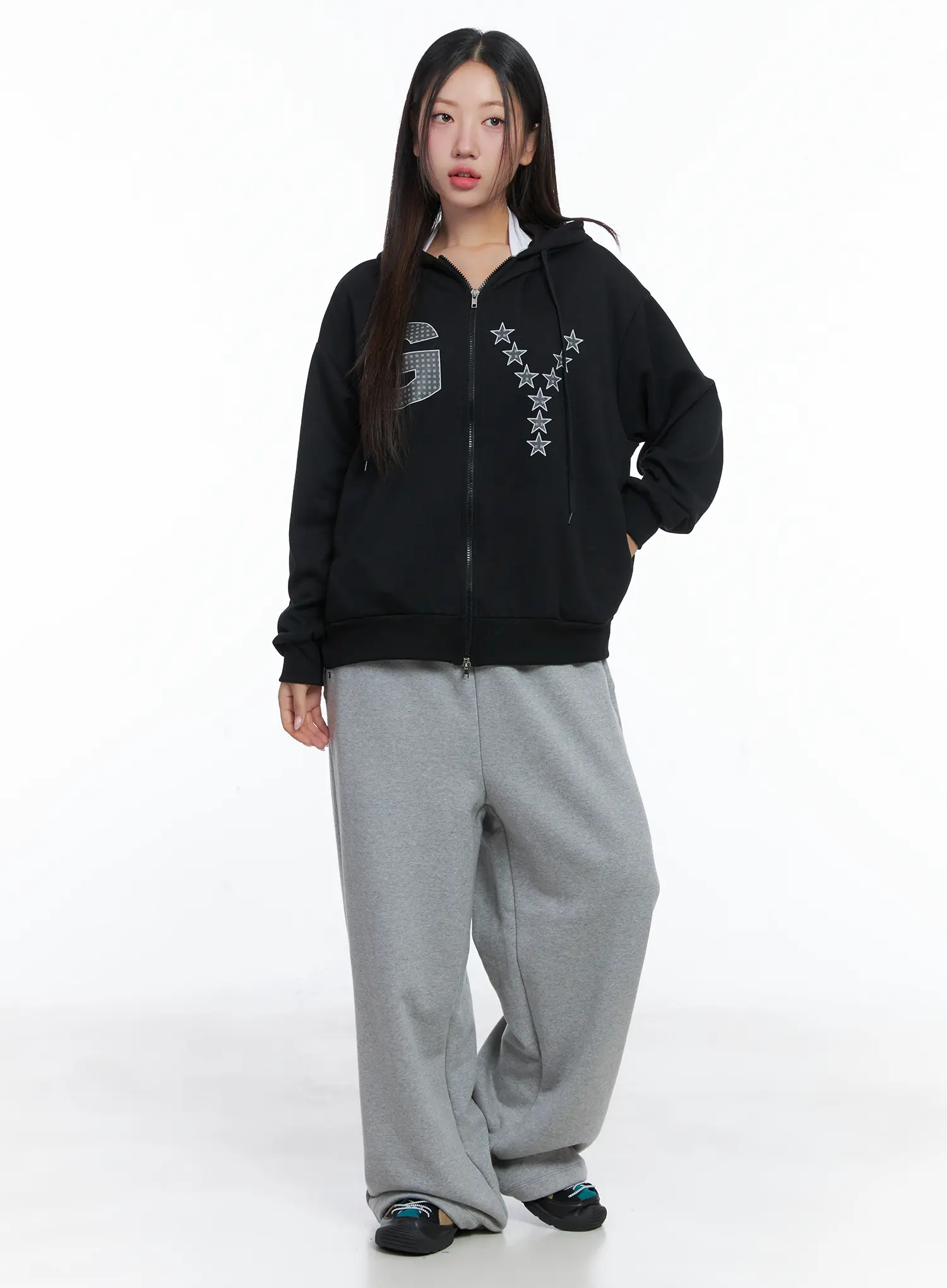 GY Starry Zip-Up Hoodie CS502 - Image 5