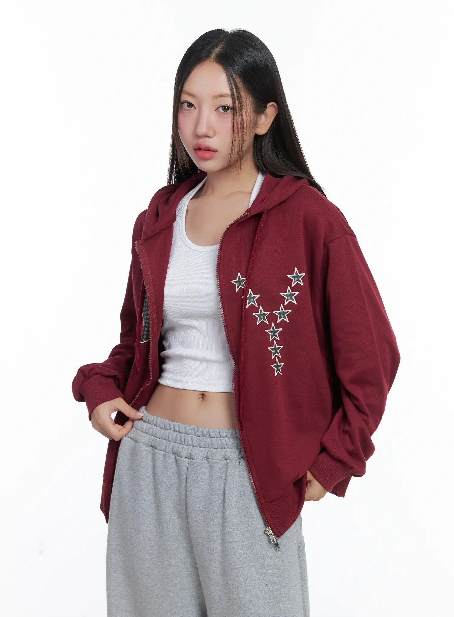 GY Starry Zip-Up Hoodie CS502 - Image 7