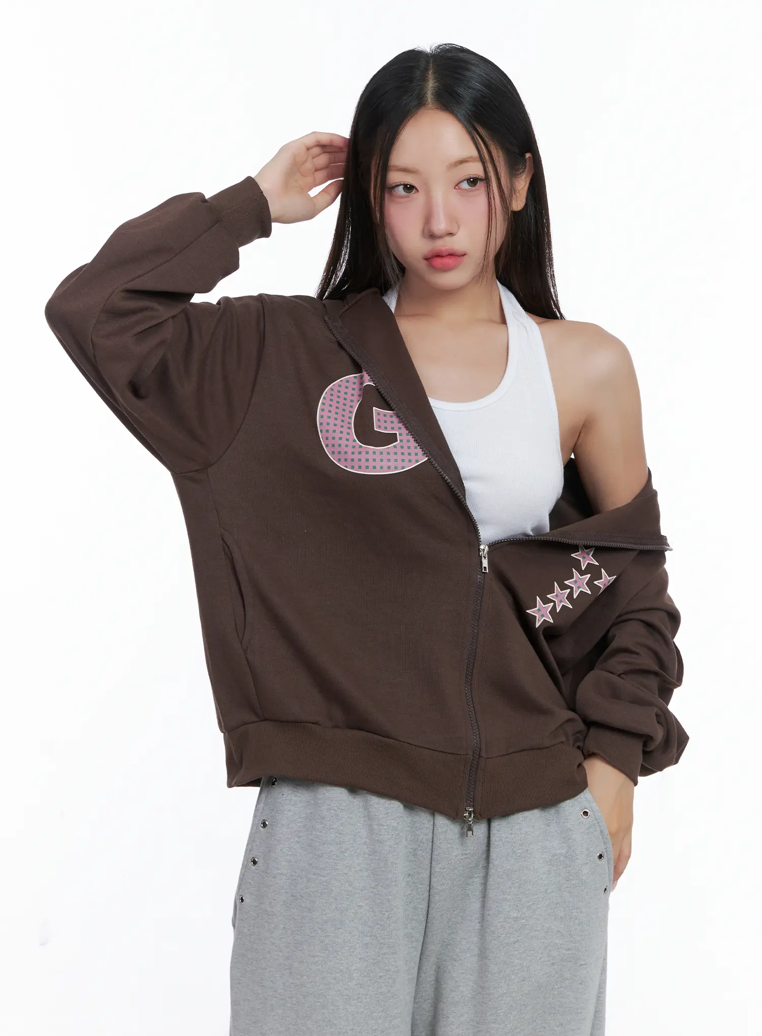 GY Starry Zip-Up Hoodie CS502 - Image 9