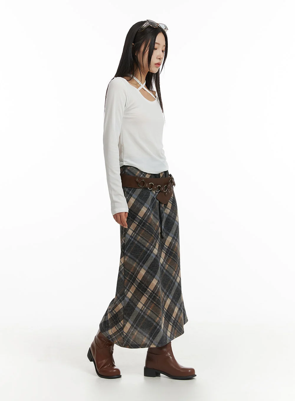 Halter Neck Long Sleeve Top CF401 - Image 6