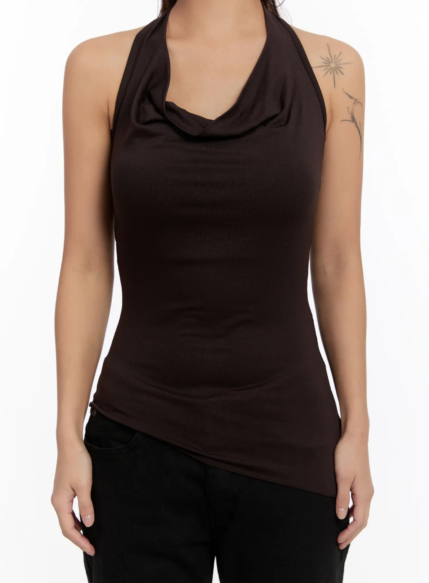 Halter Neck Sleeveless Top CN527 - Image 3
