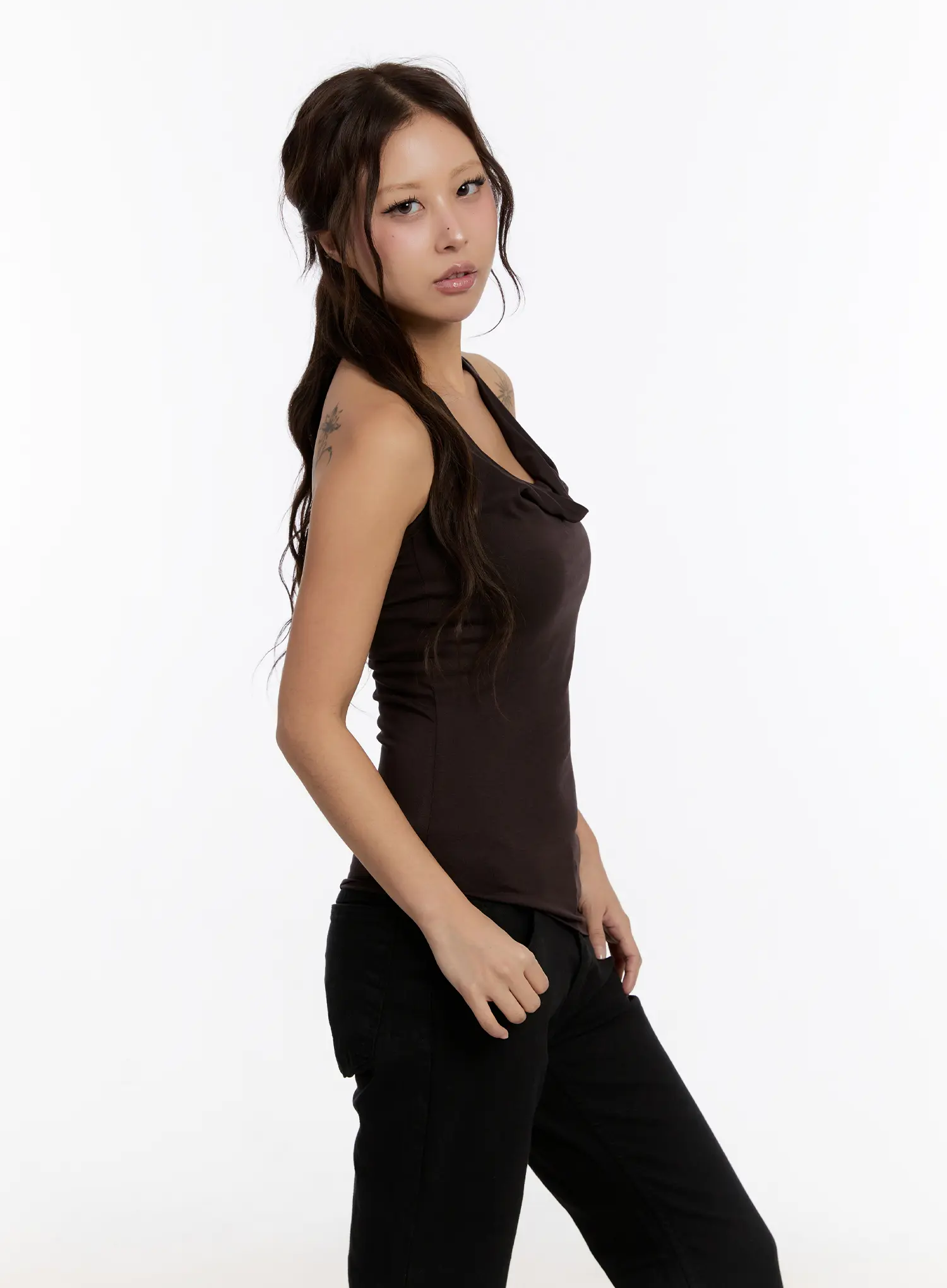 Halter Neck Sleeveless Top CN527 - Image 4
