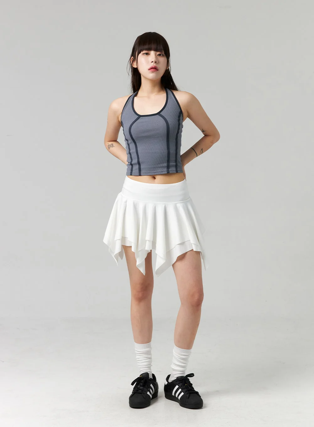 Halter Neck Stripe Top CL324 - Image 14
