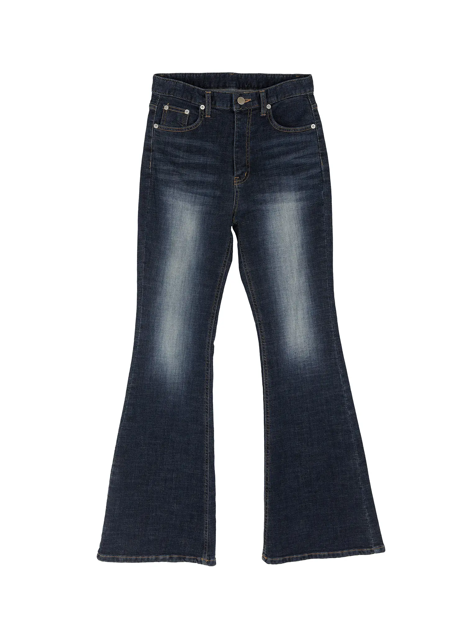 Hannah Washed Fleece-Lined Bootcut Jeans ID510 - Image 9