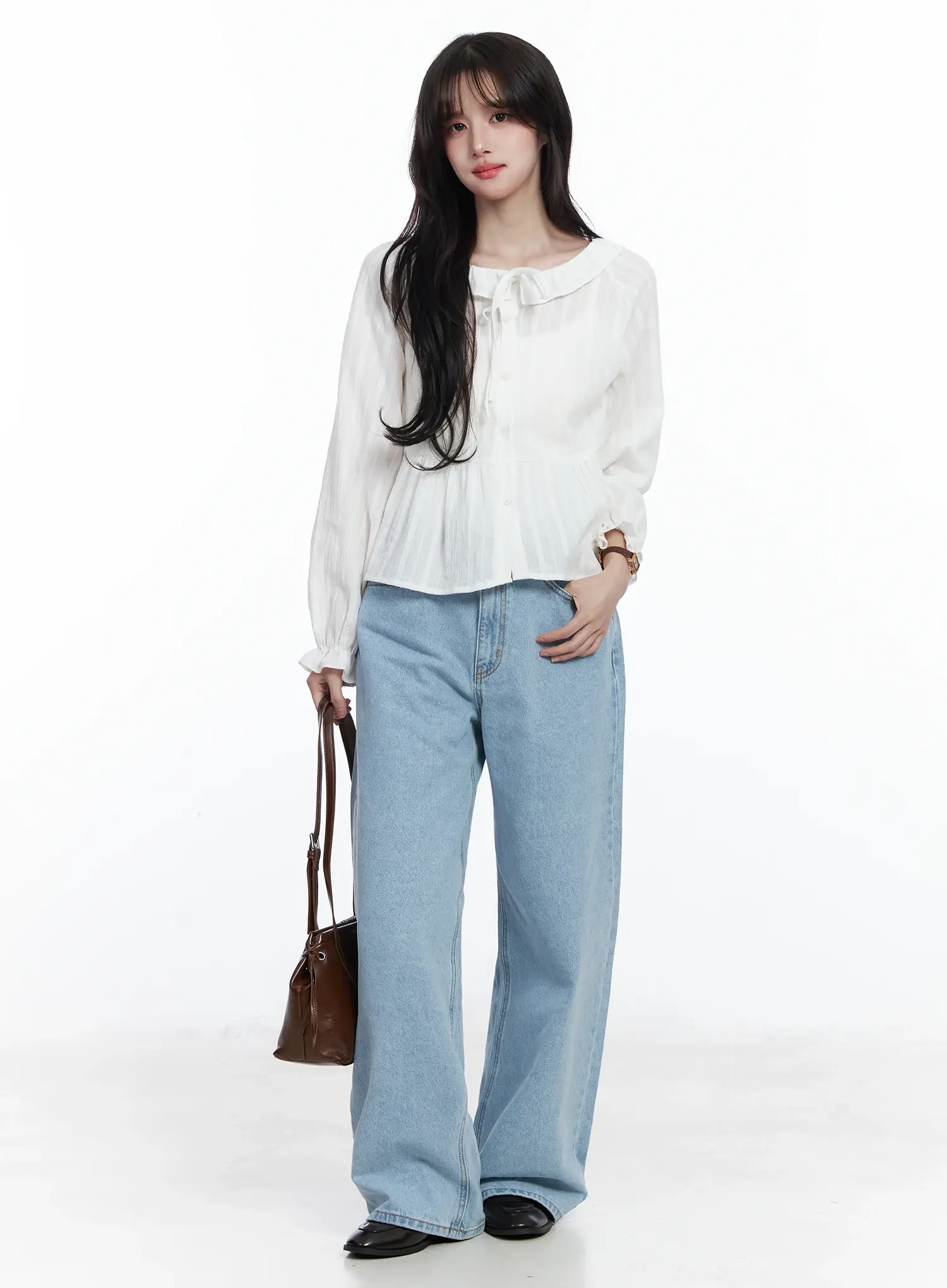 Harp Wide Leg Jeans IJ529 - Image 2