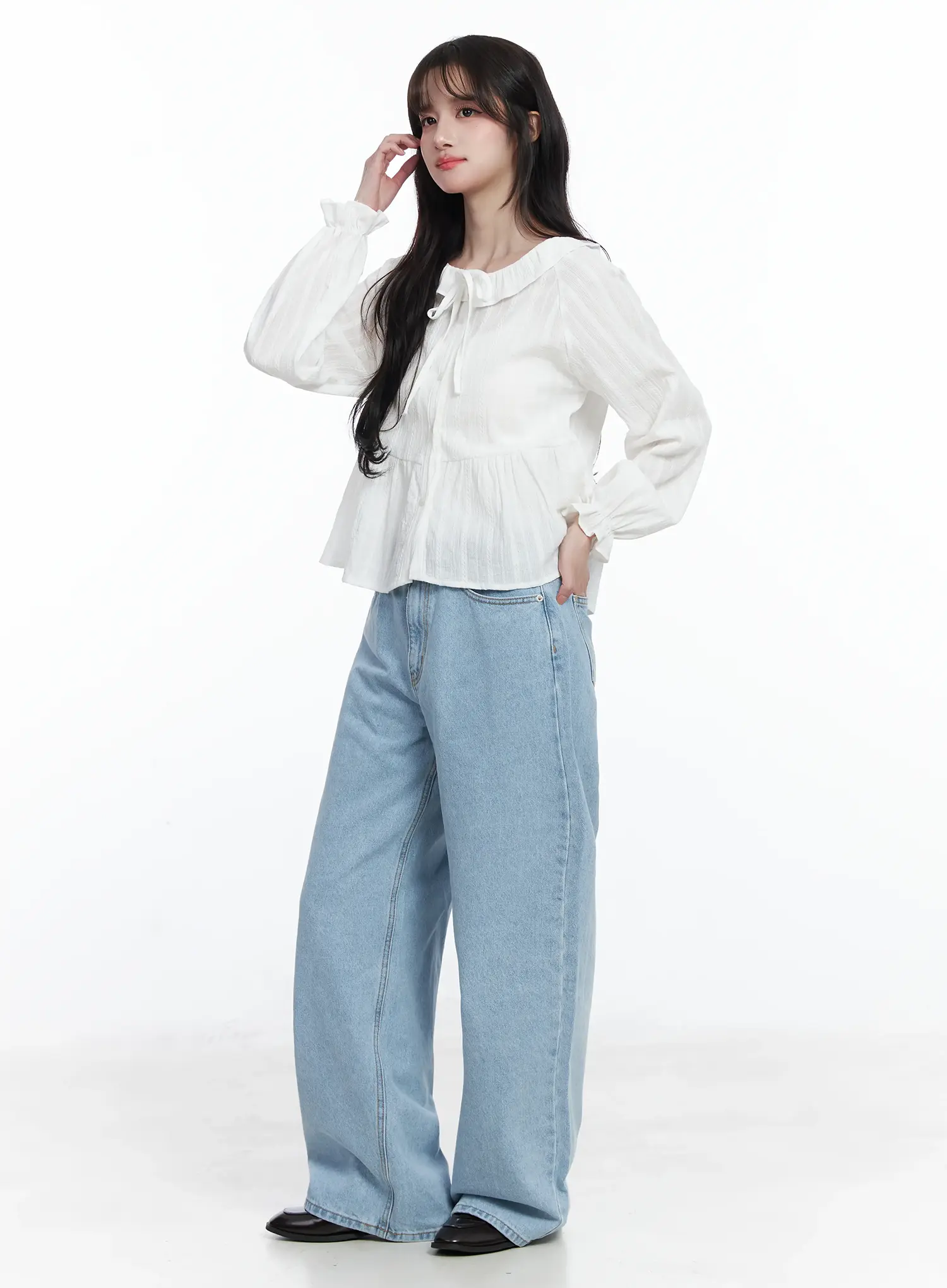 Harp Wide Leg Jeans IJ529 - Image 6