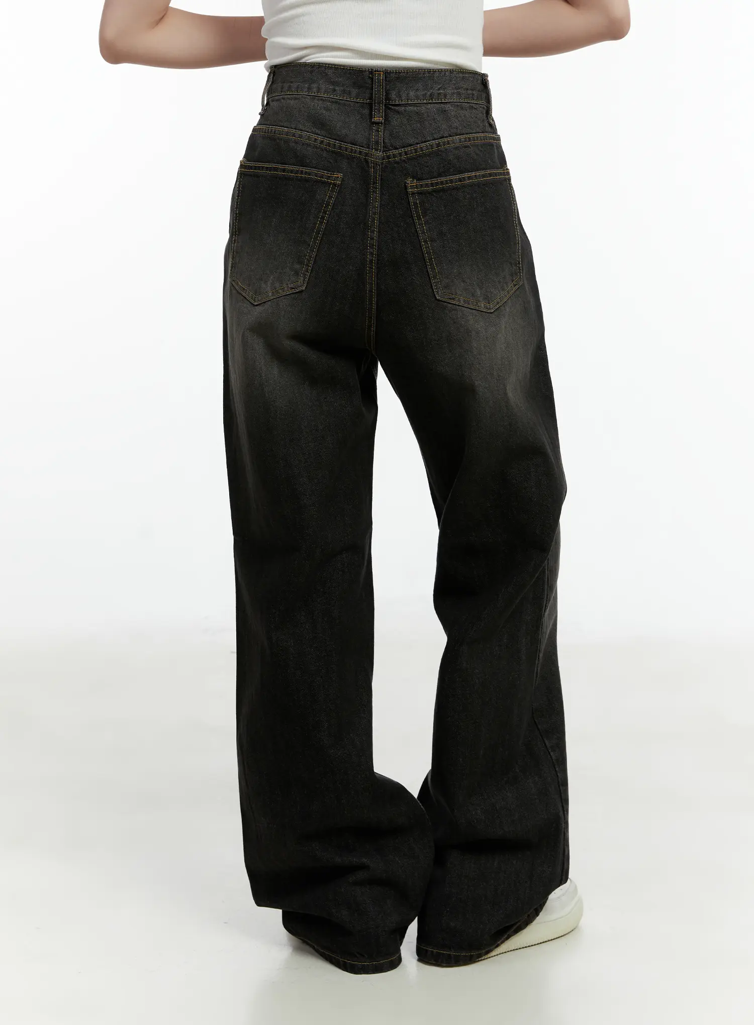 Haze Washed Wide-Leg Jeans CD523 - Image 6