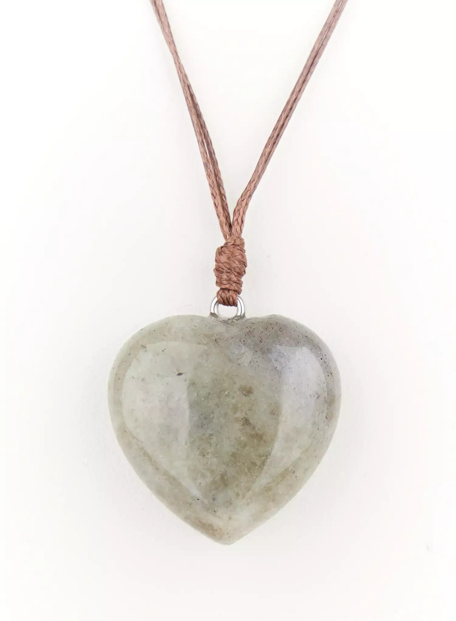 Heart Gemstone Pendant Necklace F516 - Image 12