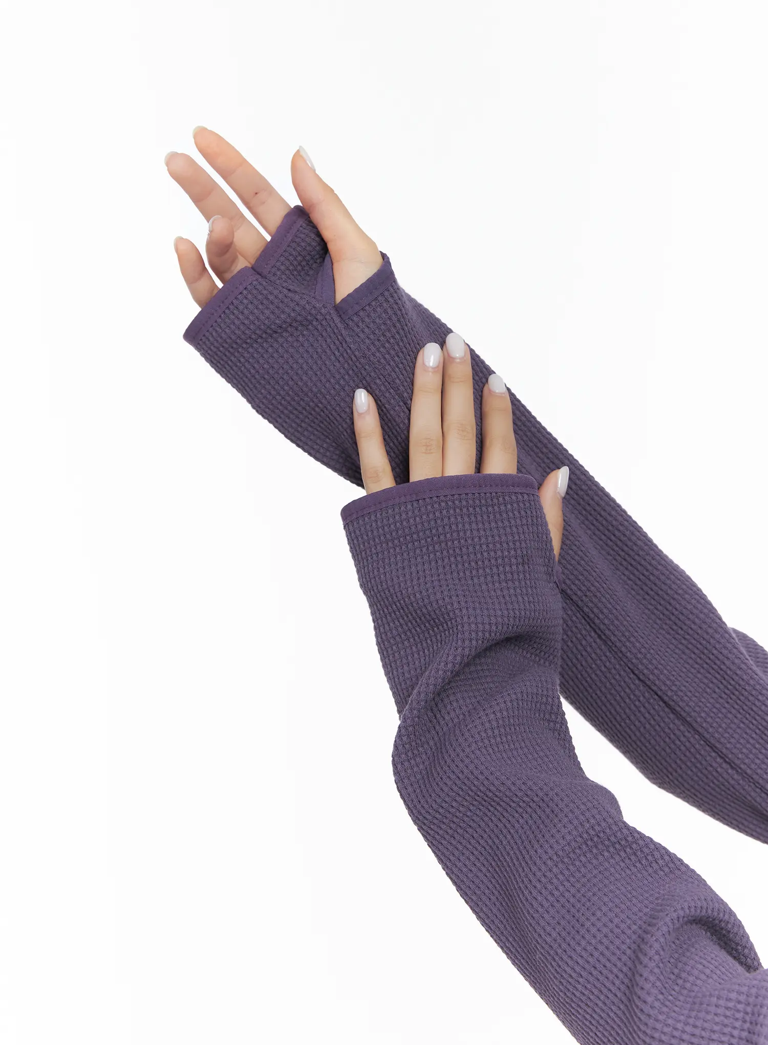 High Neck Layered Hoodie CN514 - Image 4