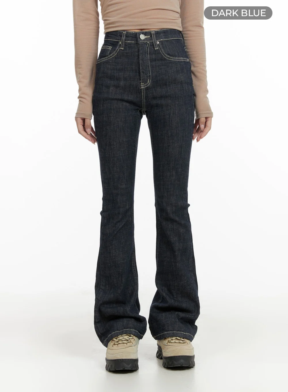 High Rise Slim-Fit Bootcut Jeans CA403 - Image 6