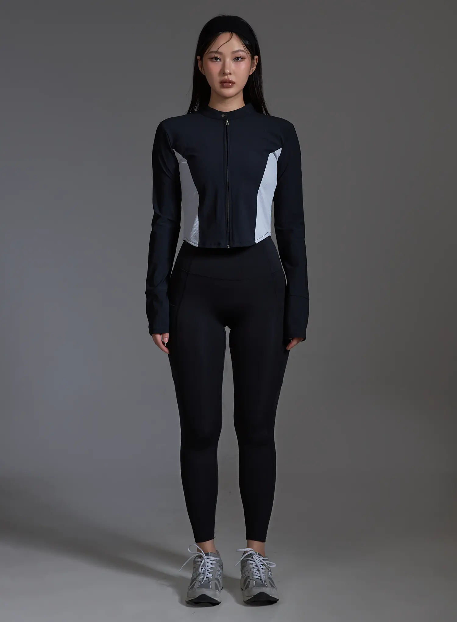 High-Waist Active Pocket Leggings (Black) IO517 - Image 4