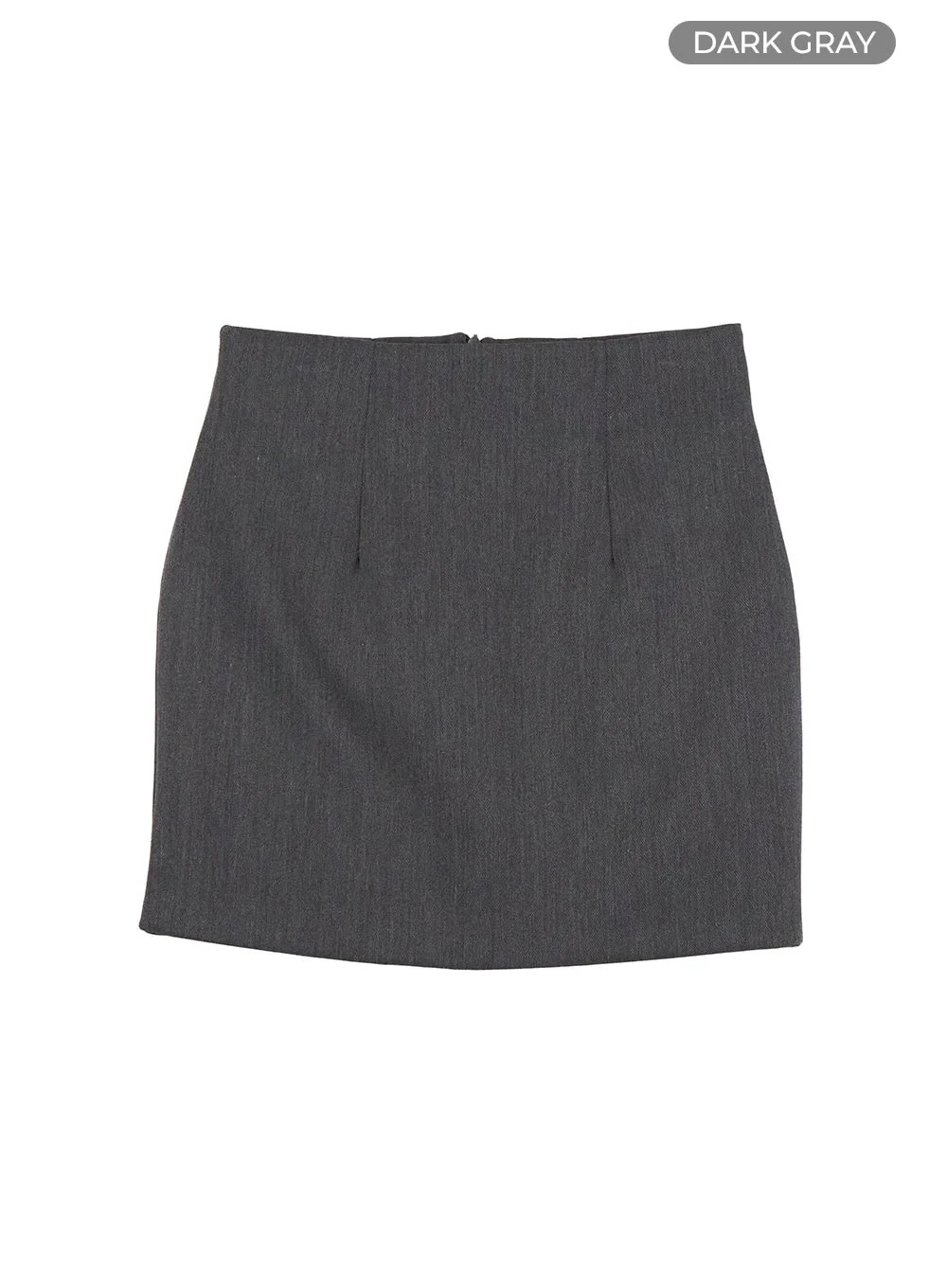 High Waist Basic Mini Skirt OL423 - Image 10