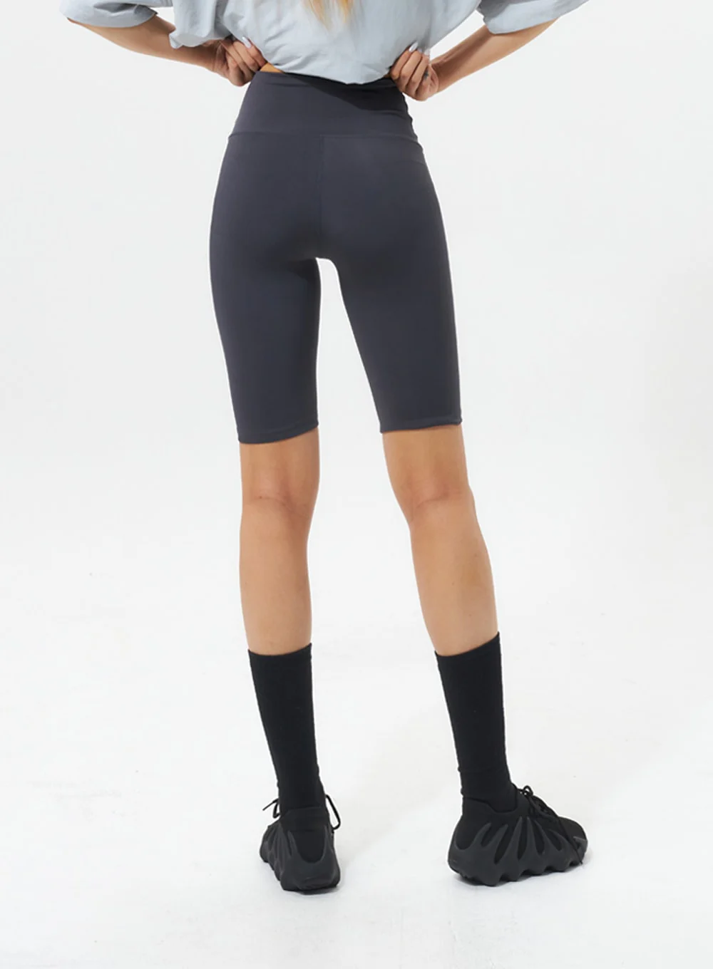 High Waist Biker Leggings IL314 - Image 8