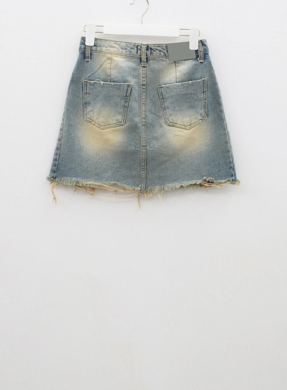 High Waist Denim Mini Skirt CF315 - Image 15