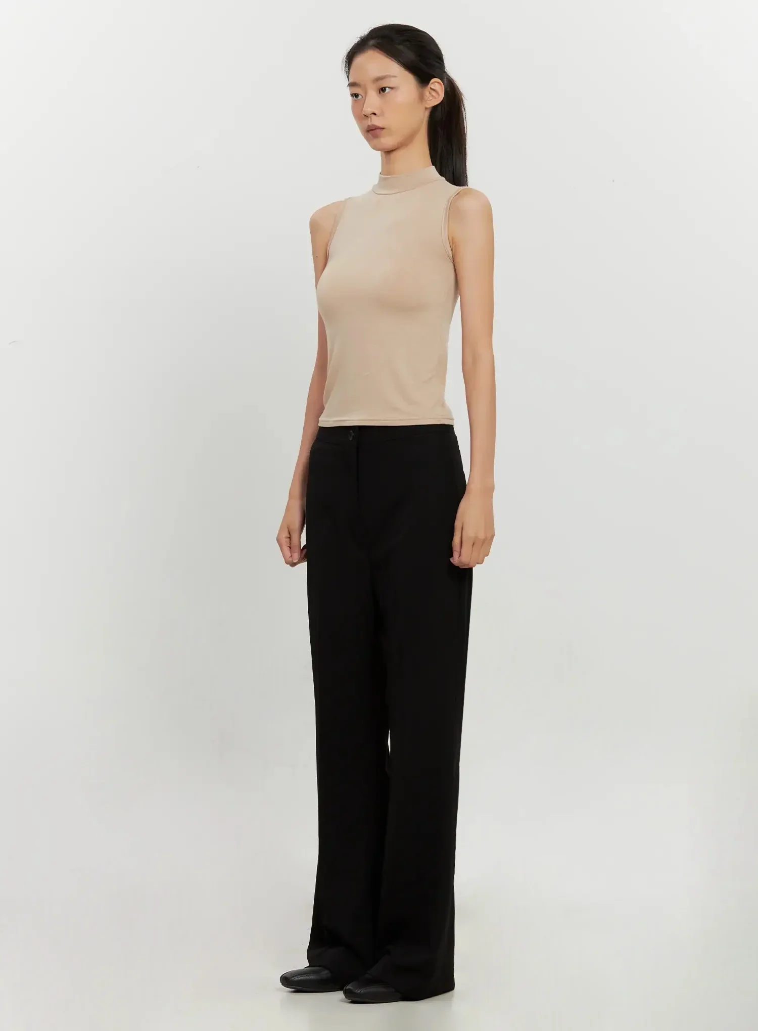 High-Waist Flare Trousers IL528 - Image 5