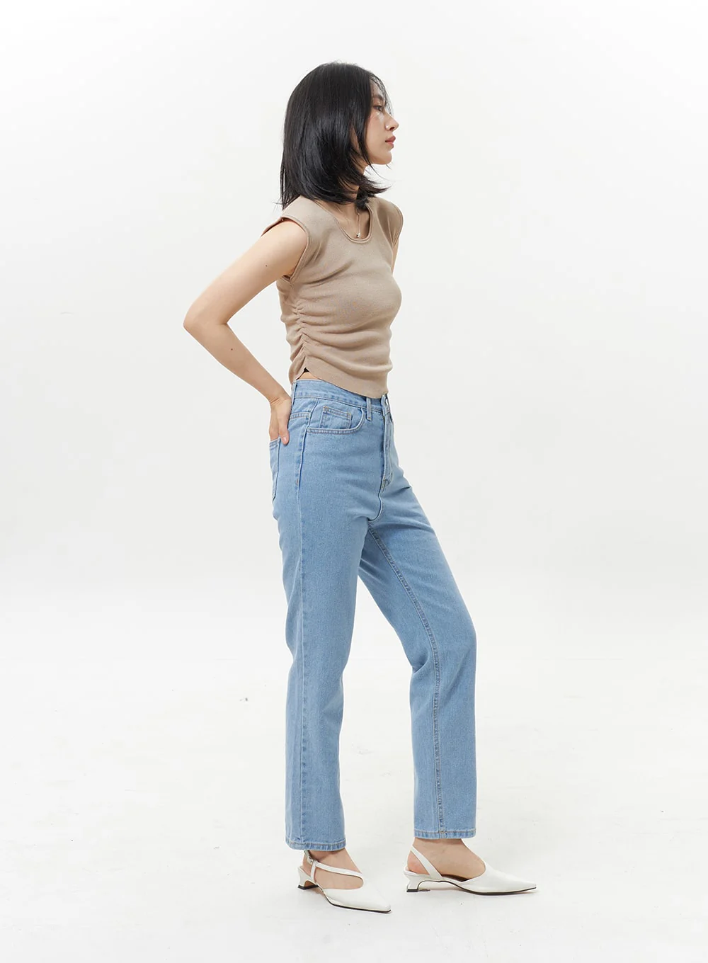 High Waist Jeans OY330 - Image 10