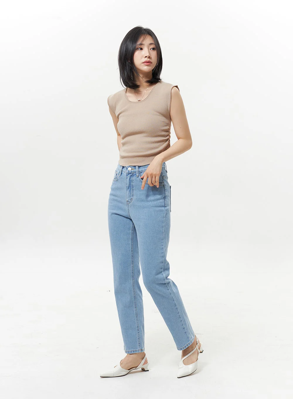 High Waist Jeans OY330 - Image 2