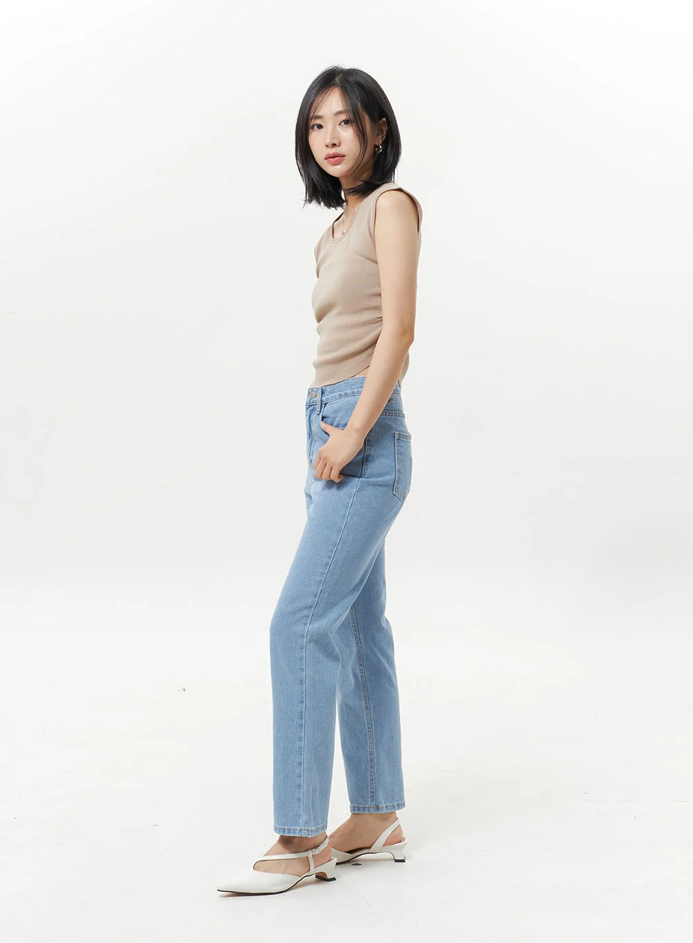 High Waist Jeans OY330 - Image 3