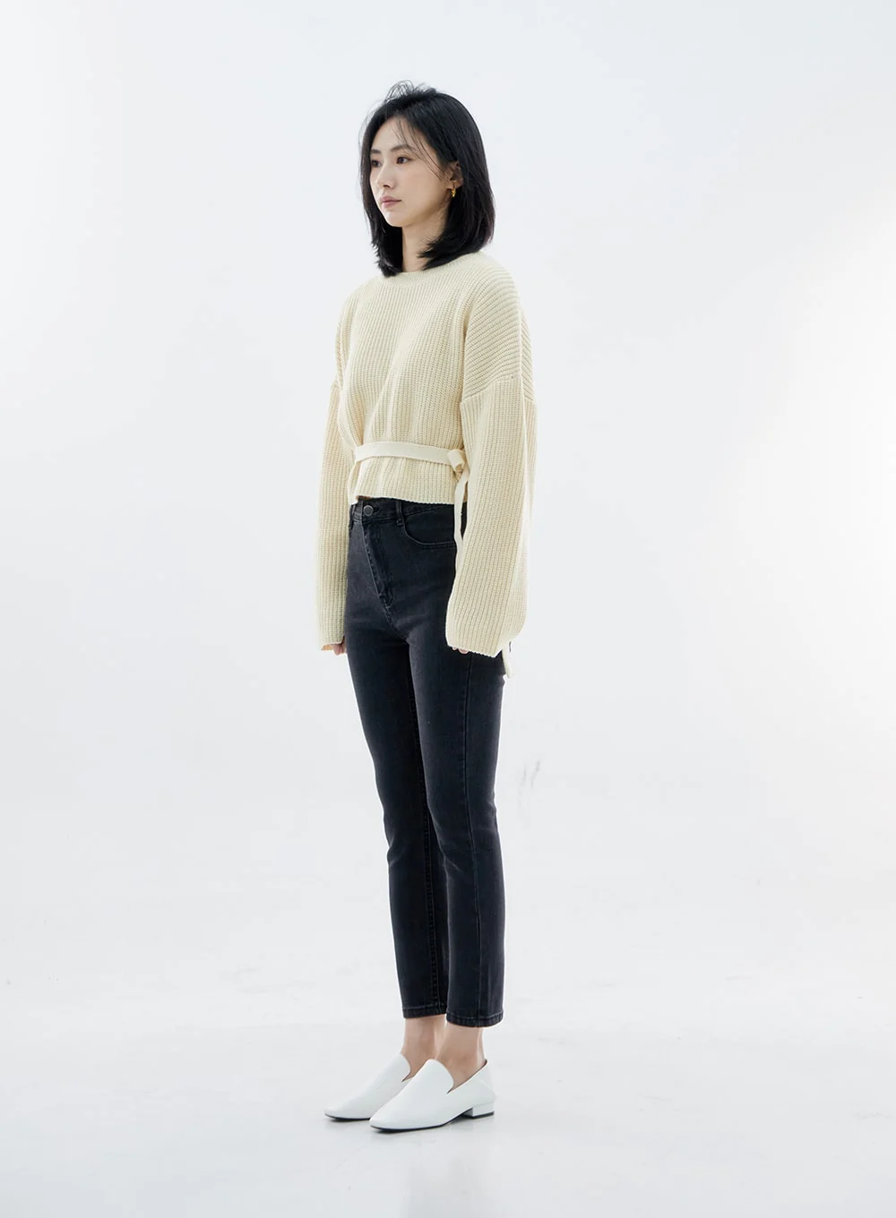High Waist Long Skinny Pants OO04 - Image 15