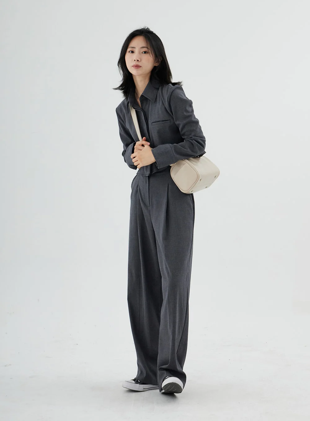 High Waist Maxi Tailored Pants ON11 - Image 10