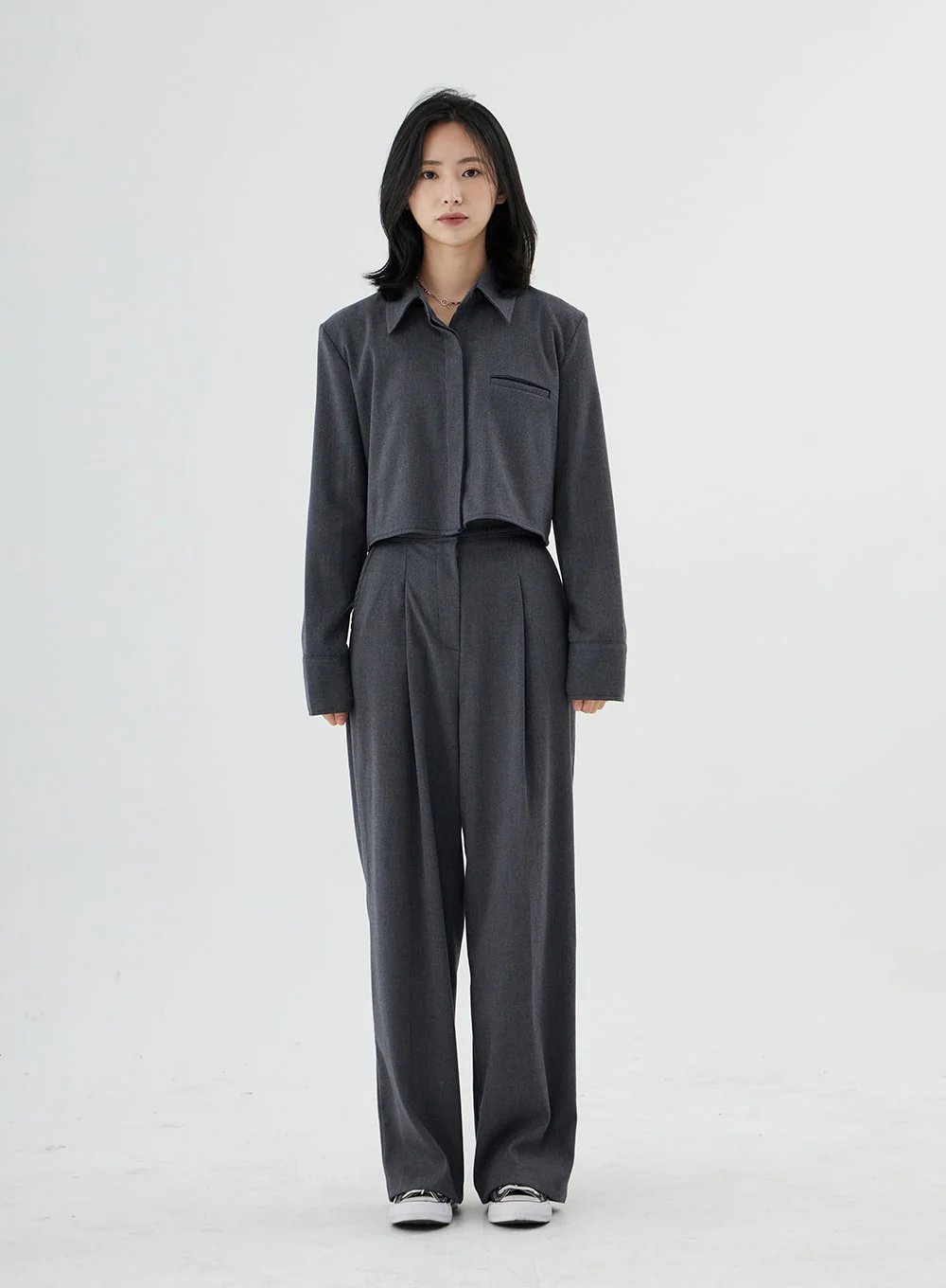 High Waist Maxi Tailored Pants ON11 - Image 12