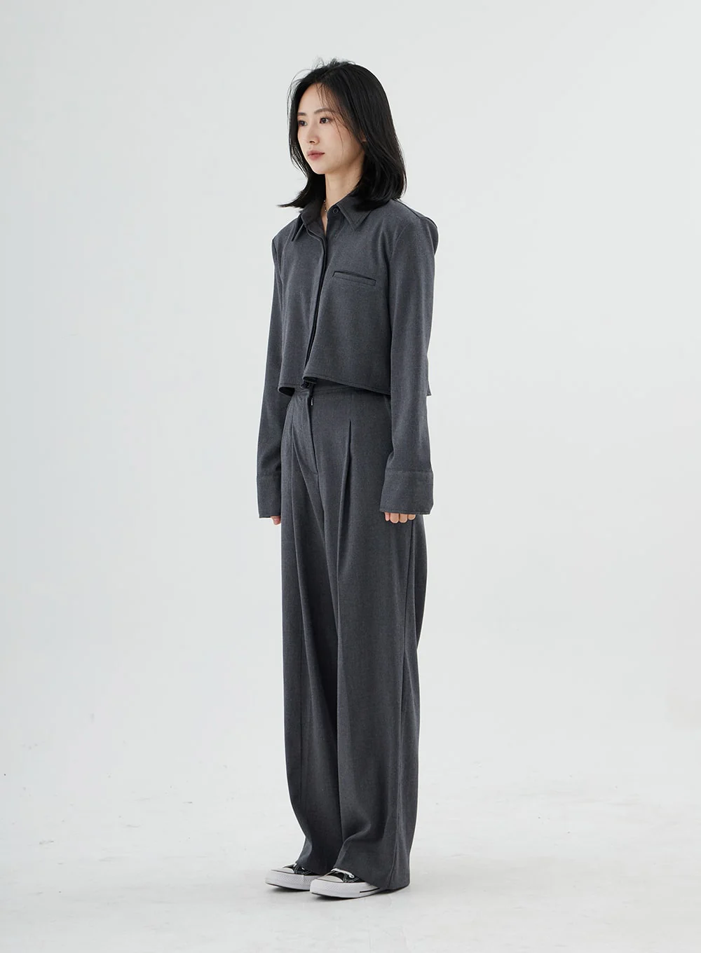 High Waist Maxi Tailored Pants ON11 - Image 13