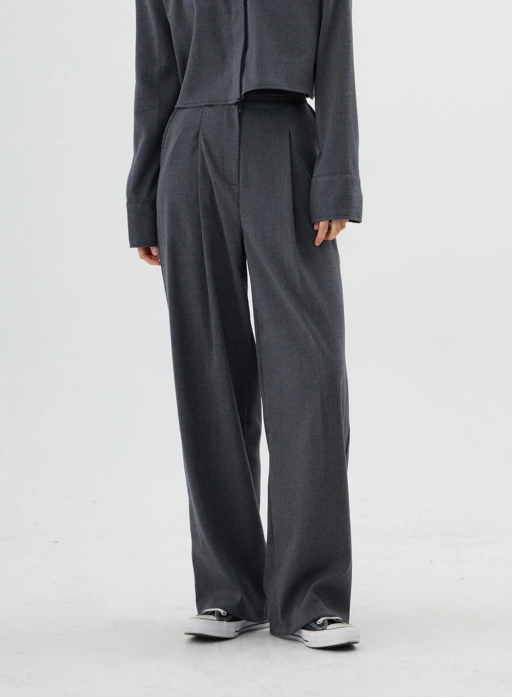 High Waist Maxi Tailored Pants ON11 - Image 3