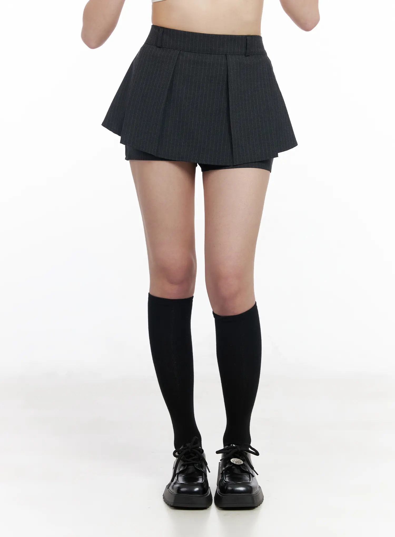 High-Waist Pleated Mini Skort CM512 - Image 11