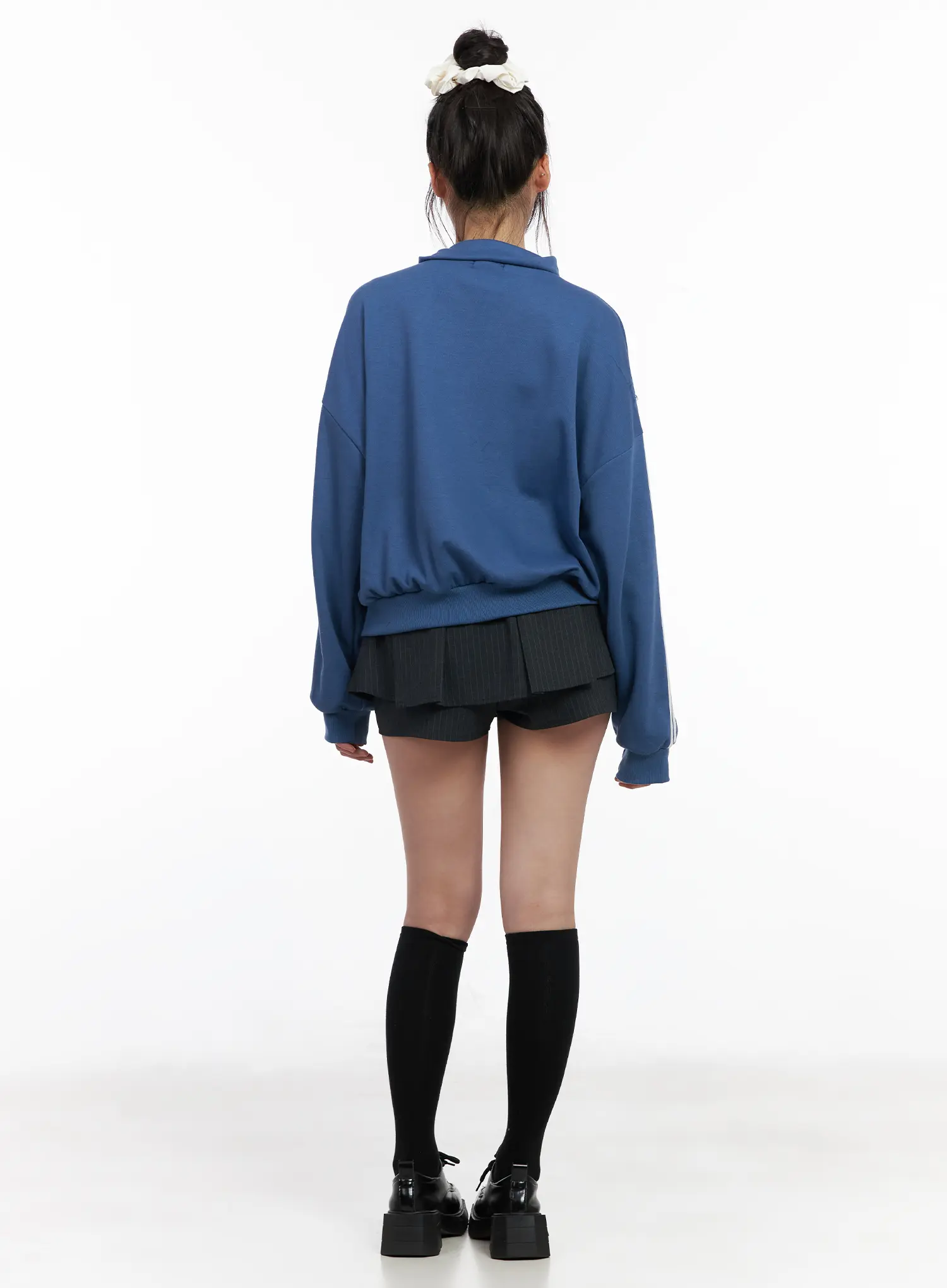 High-Waist Pleated Mini Skort CM512 - Image 4