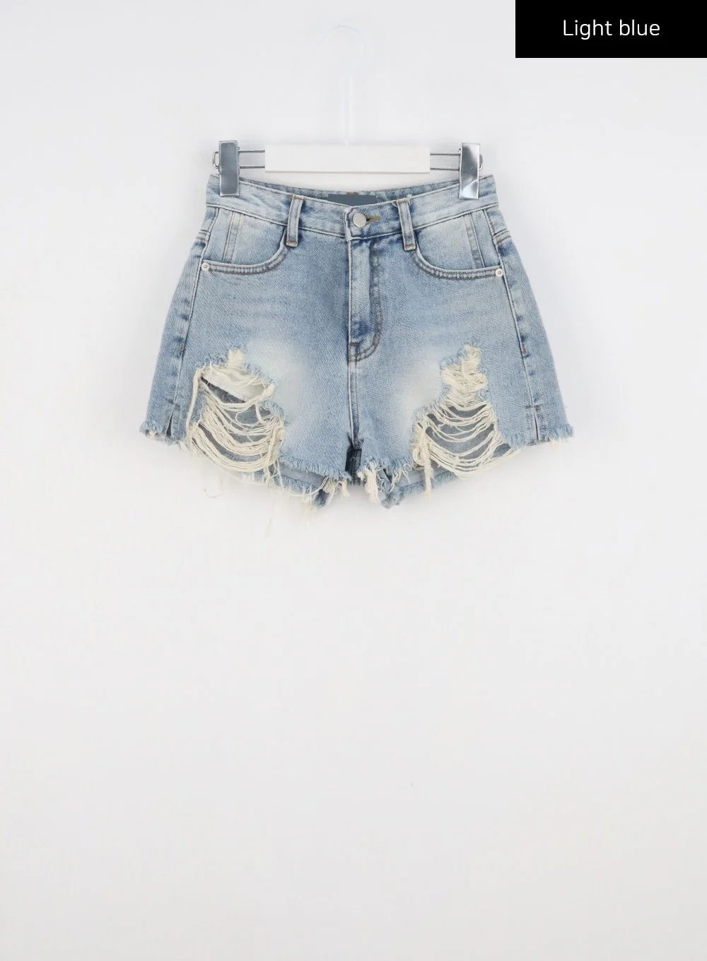 High Waist Ripped Shorts CL319 - Image 14