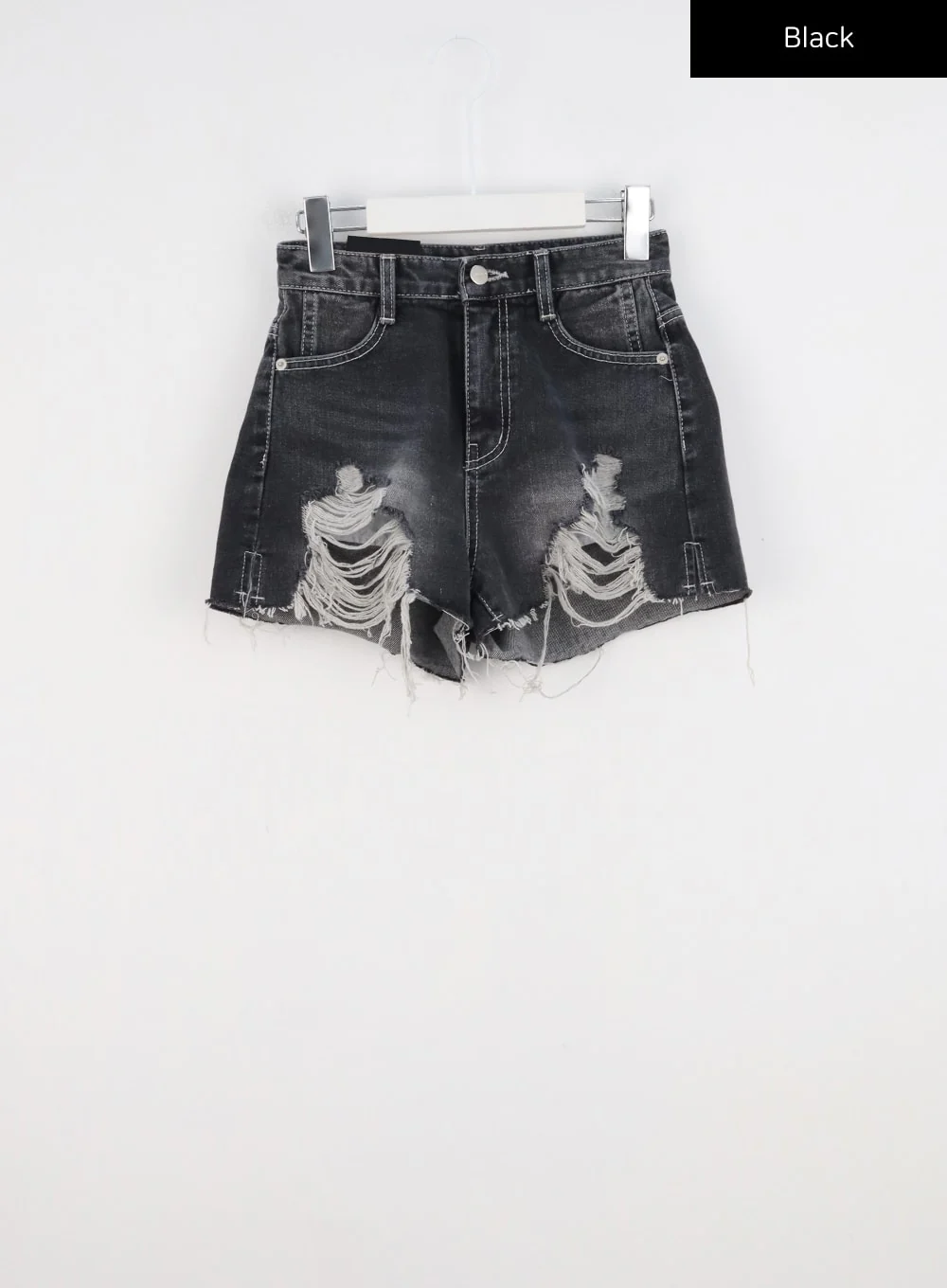 High Waist Ripped Shorts CL319 - Image 16